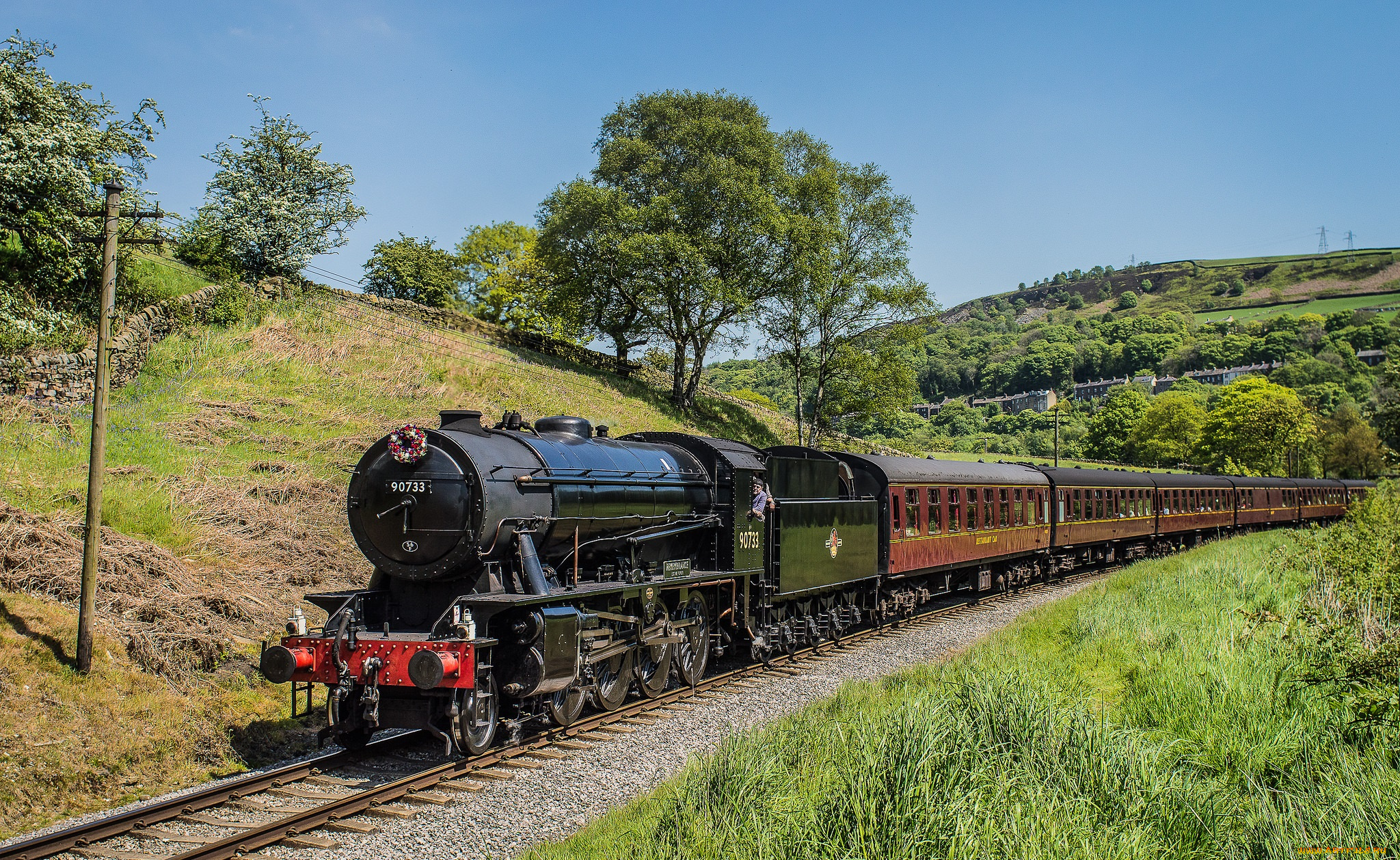 техника, паровозы, паровоз, дорога, рельсы, железная