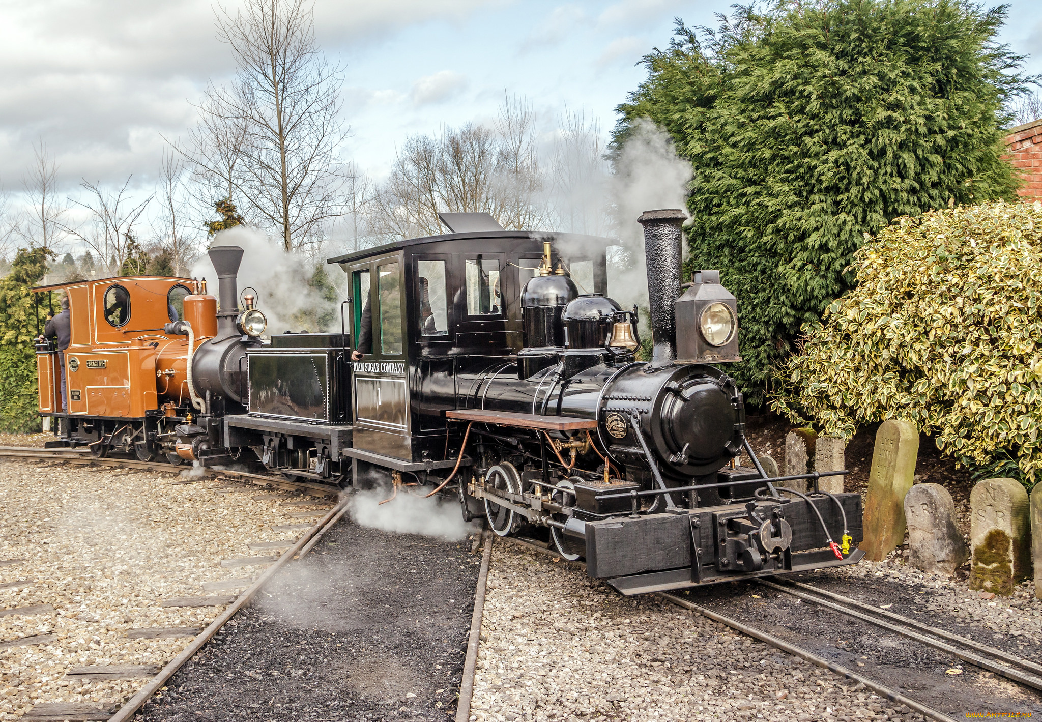 техника, паровозы, рельсы, дорога, железная, паровоз