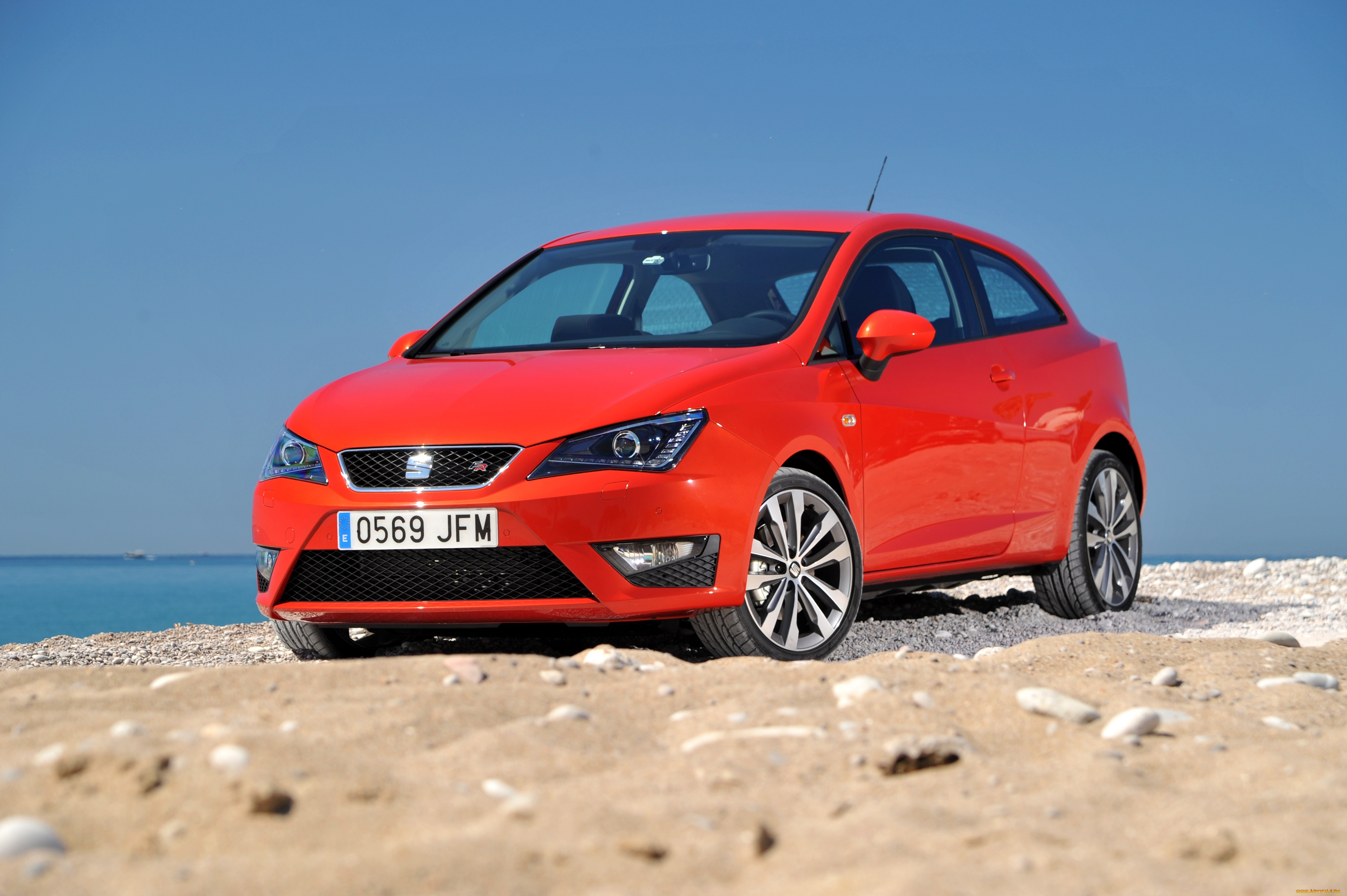 автомобили, seat, ibiza, sc, fr, 2015г, красный