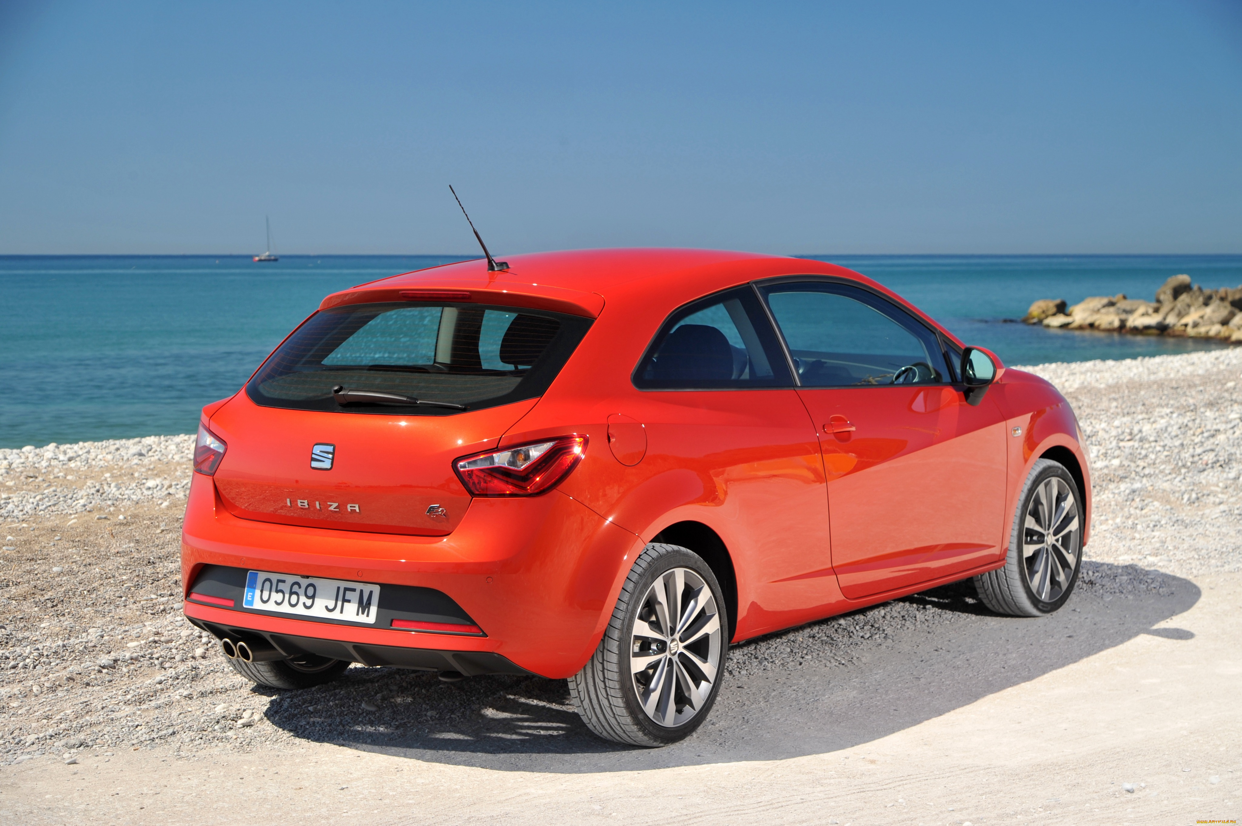 автомобили, seat, ibiza, sc, fr, 2015г, красный