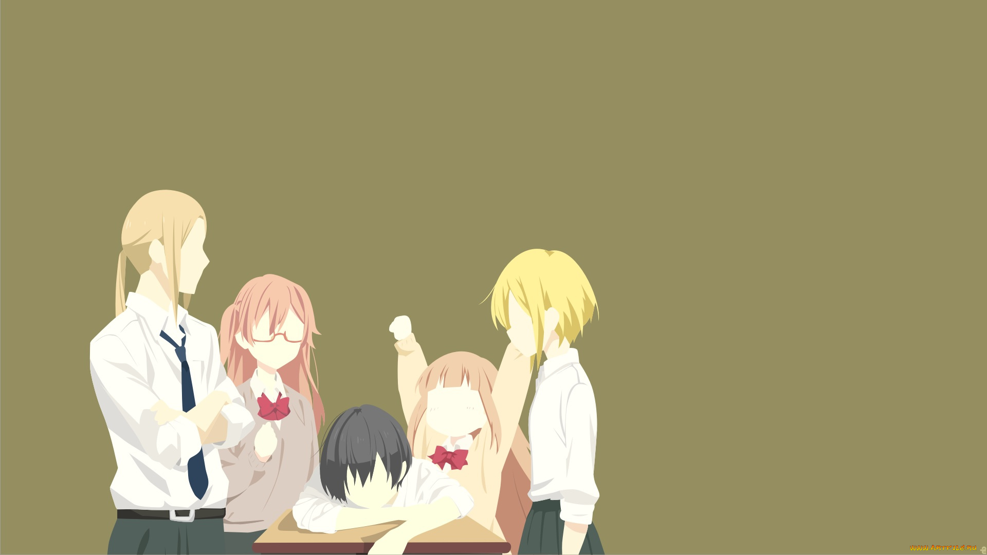 аниме, tanaka-kun, wa, itsumo, kedaruge, tanaka-kun, wa, itsumo, kedaruge