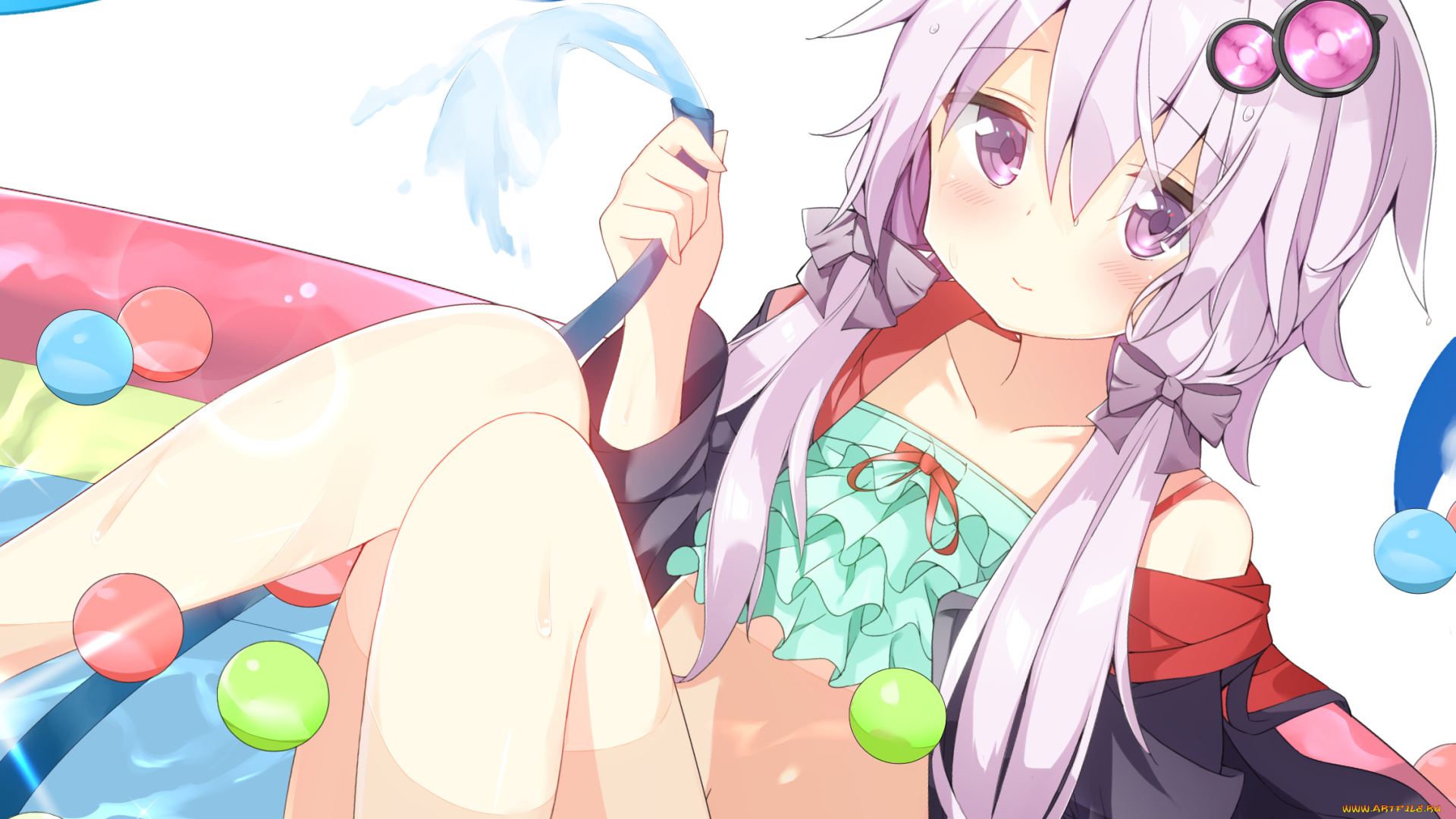 аниме, vocaloid, фон, девушка, взгляд