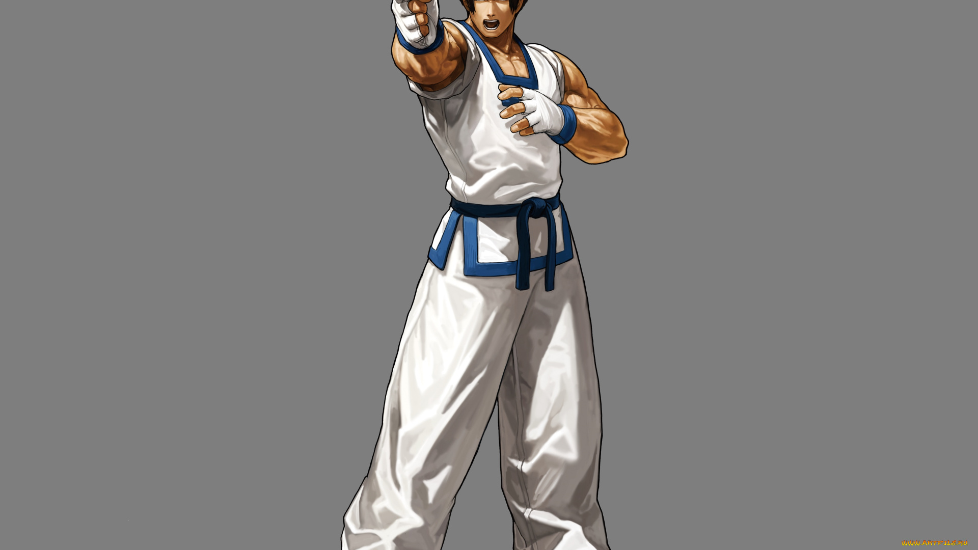 видео, игры, king, of, fighters, 2002, 2003, фон, парень