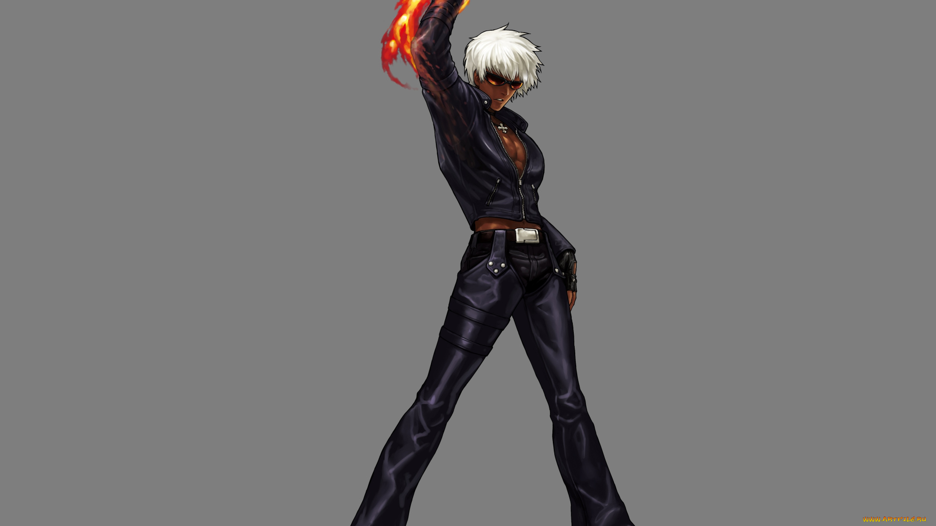 видео, игры, king, of, fighters, 2002, 2003, парень, фон