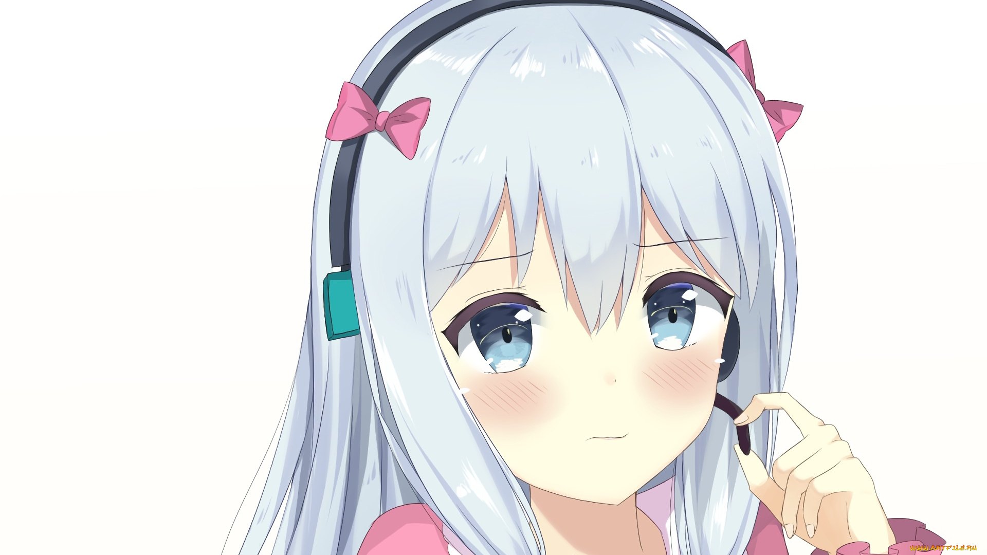 аниме, eromanga-sensei, взгляд, фон, девушка