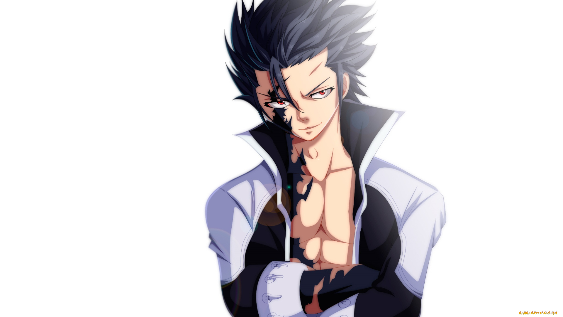 аниме, fairy, tail, грей