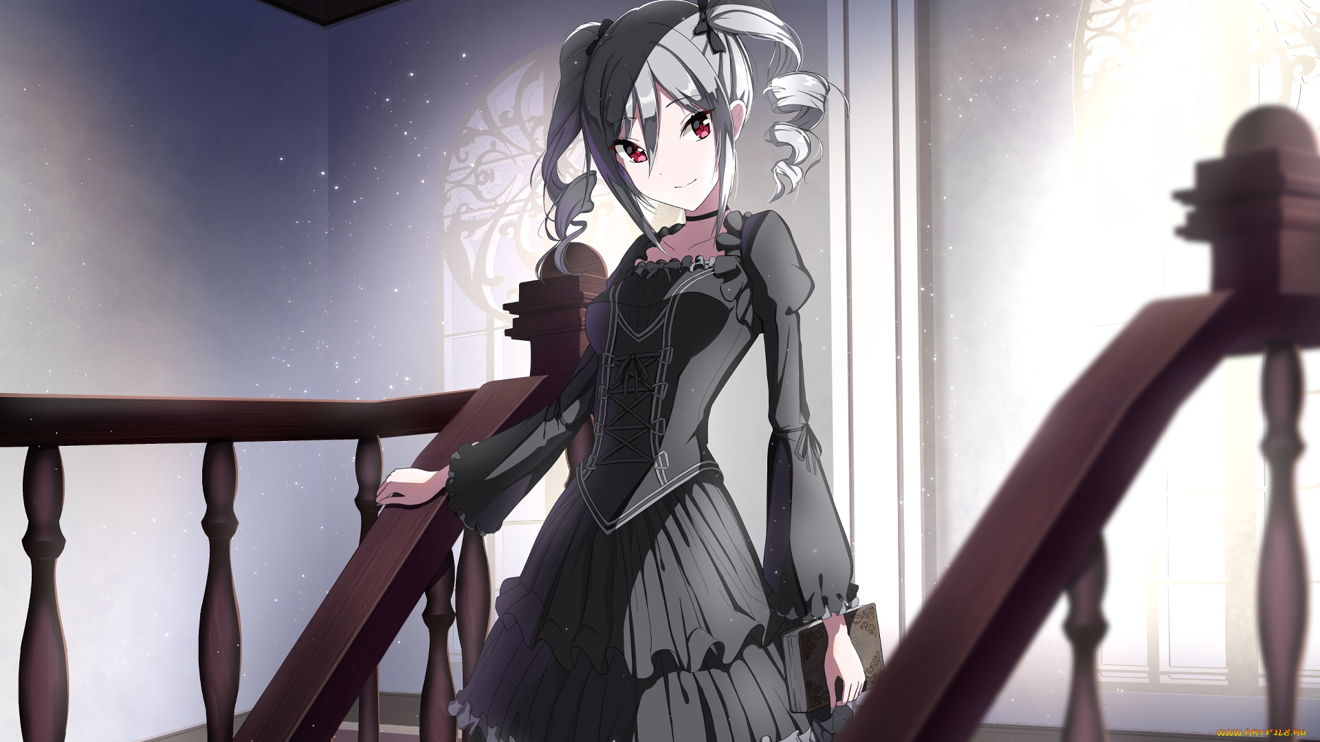 аниме, idolm@ster, фон, взгляд, девушка