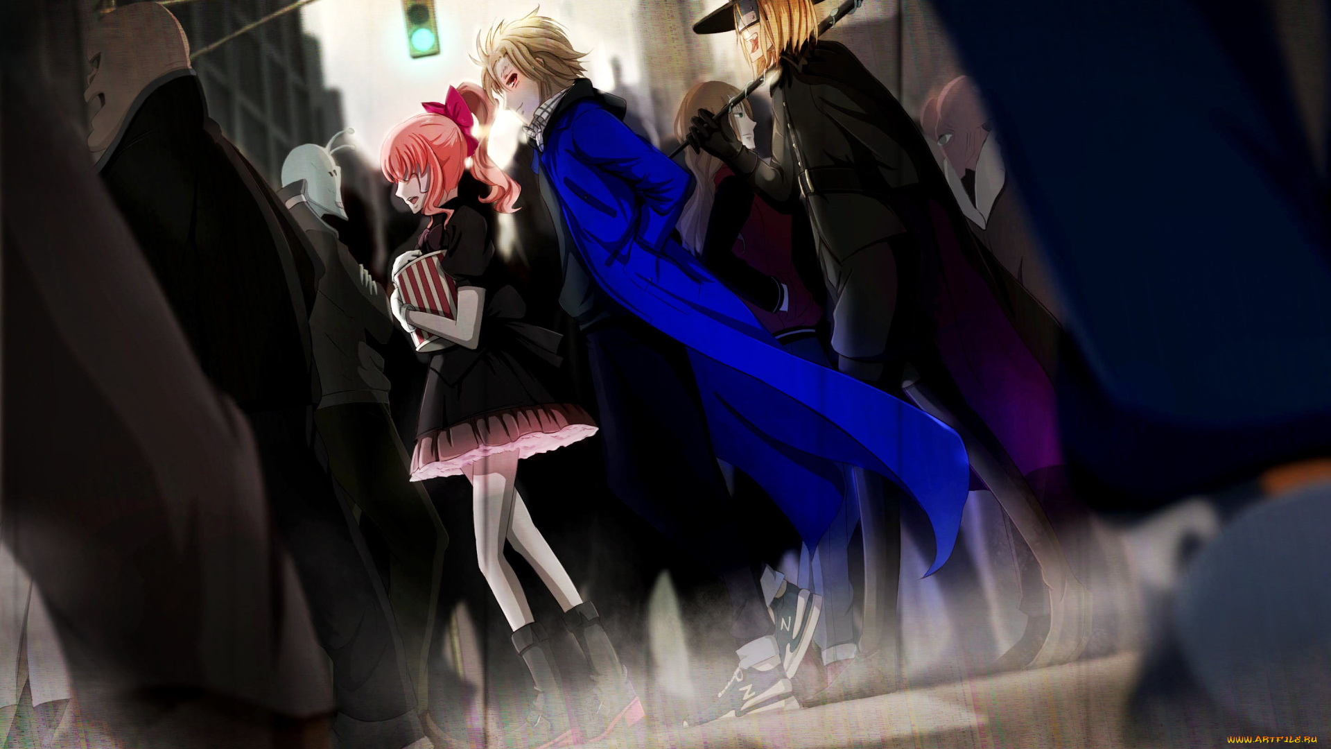 аниме, kekkai, sensen, персонажи