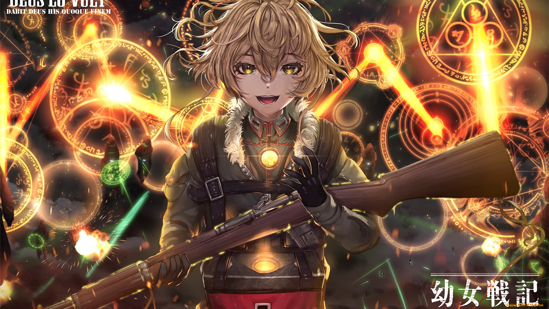 аниме, youjo, senki, tanya, degurechaff