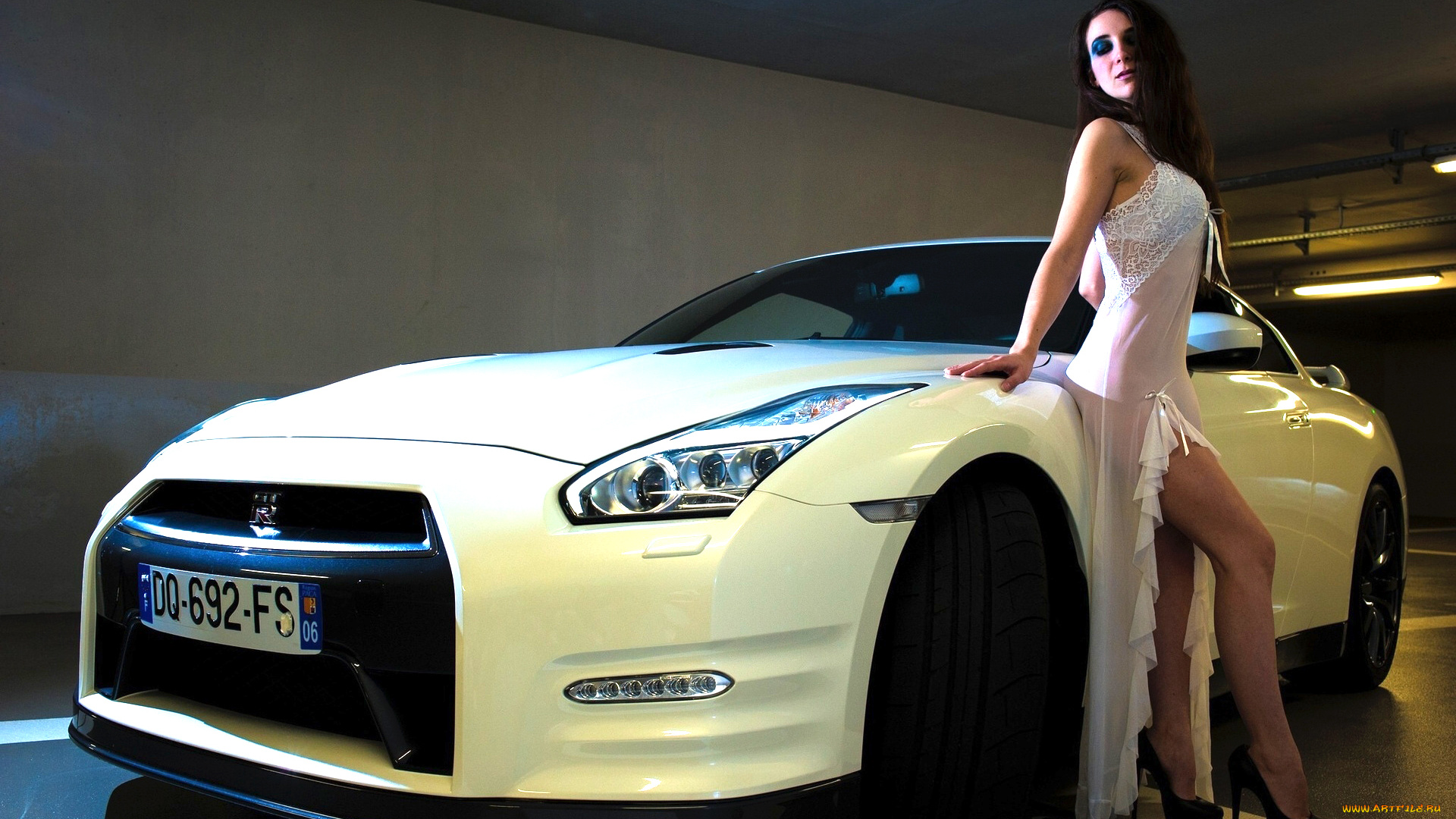 auto, girl, 4, автомобили, -авто, с, девушками, auto, girl, белый