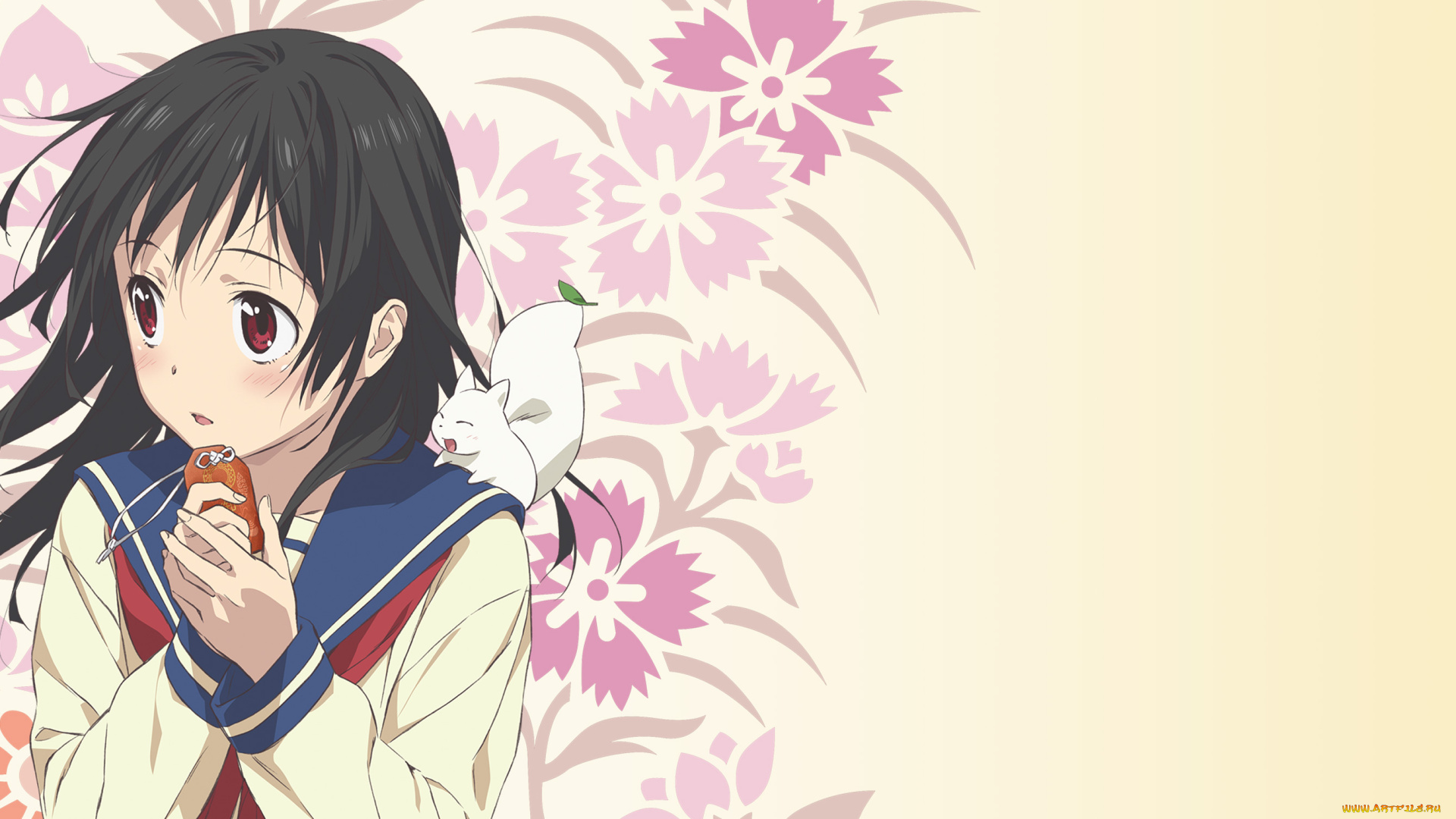 inari, , konkon, , koi, iroha, аниме, девушка, фон, взгляд