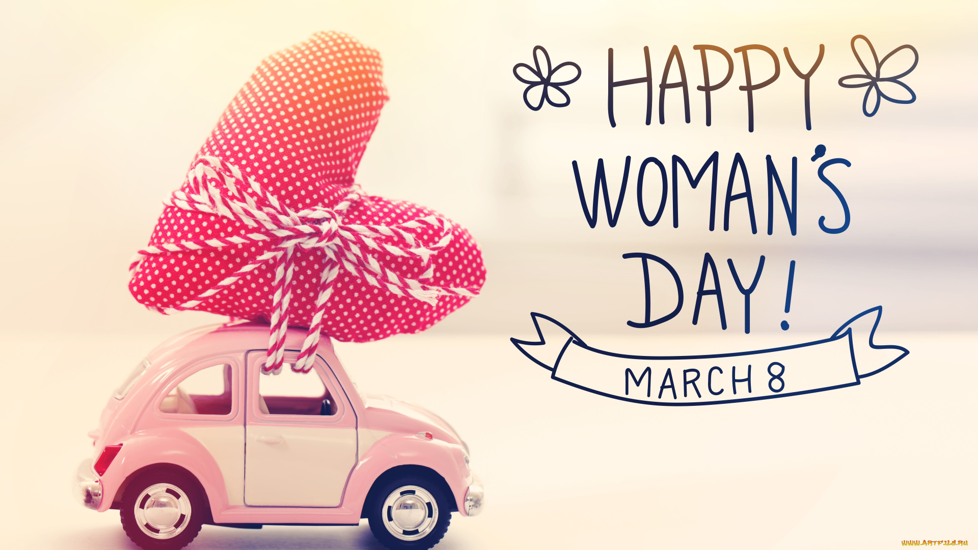 праздничные, международный, женский, день, -, 8, марта, сердечки, happy, 8, марта, heart, romantic, gift, women's, day