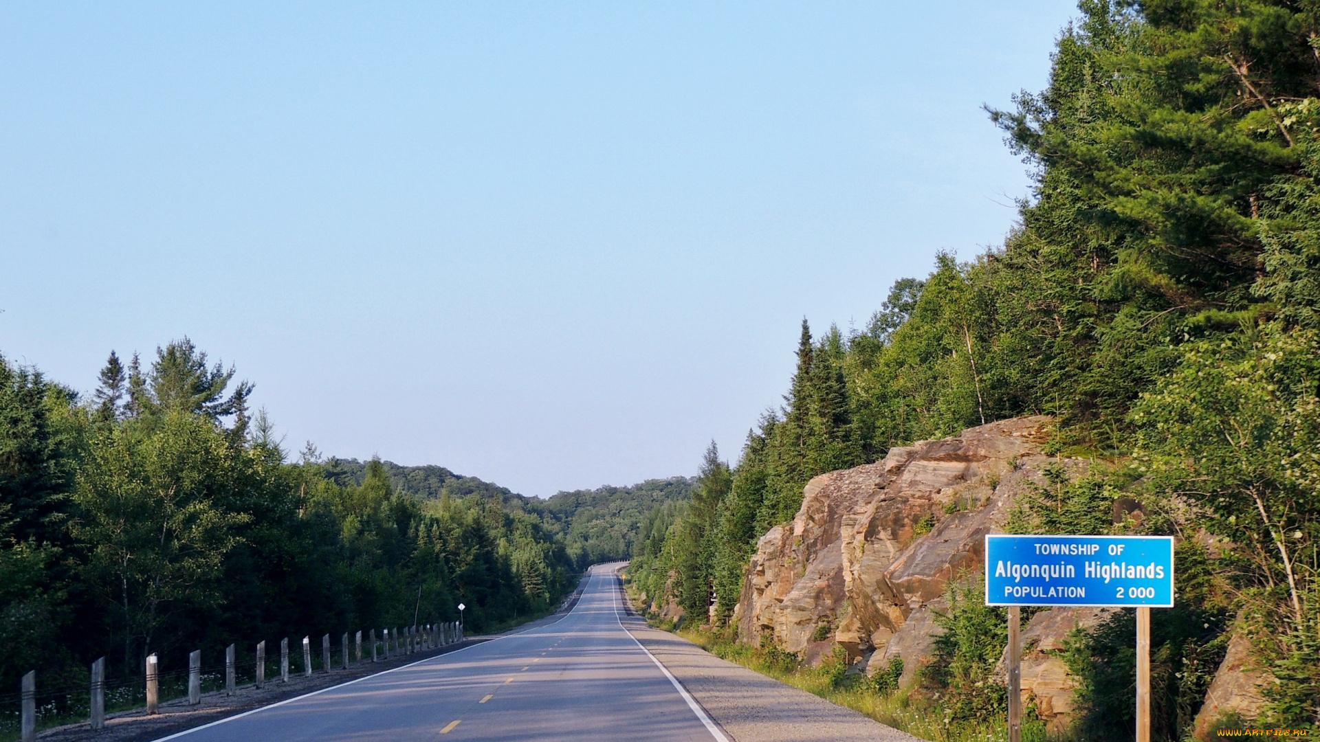 природа, дороги, шоссе, разметка