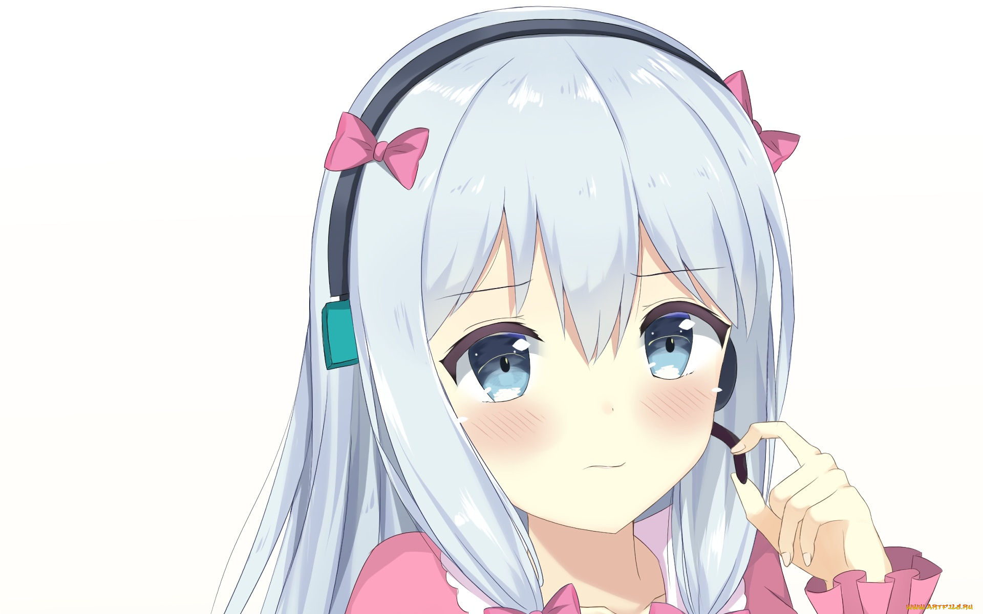 аниме, eromanga-sensei, взгляд, фон, девушка