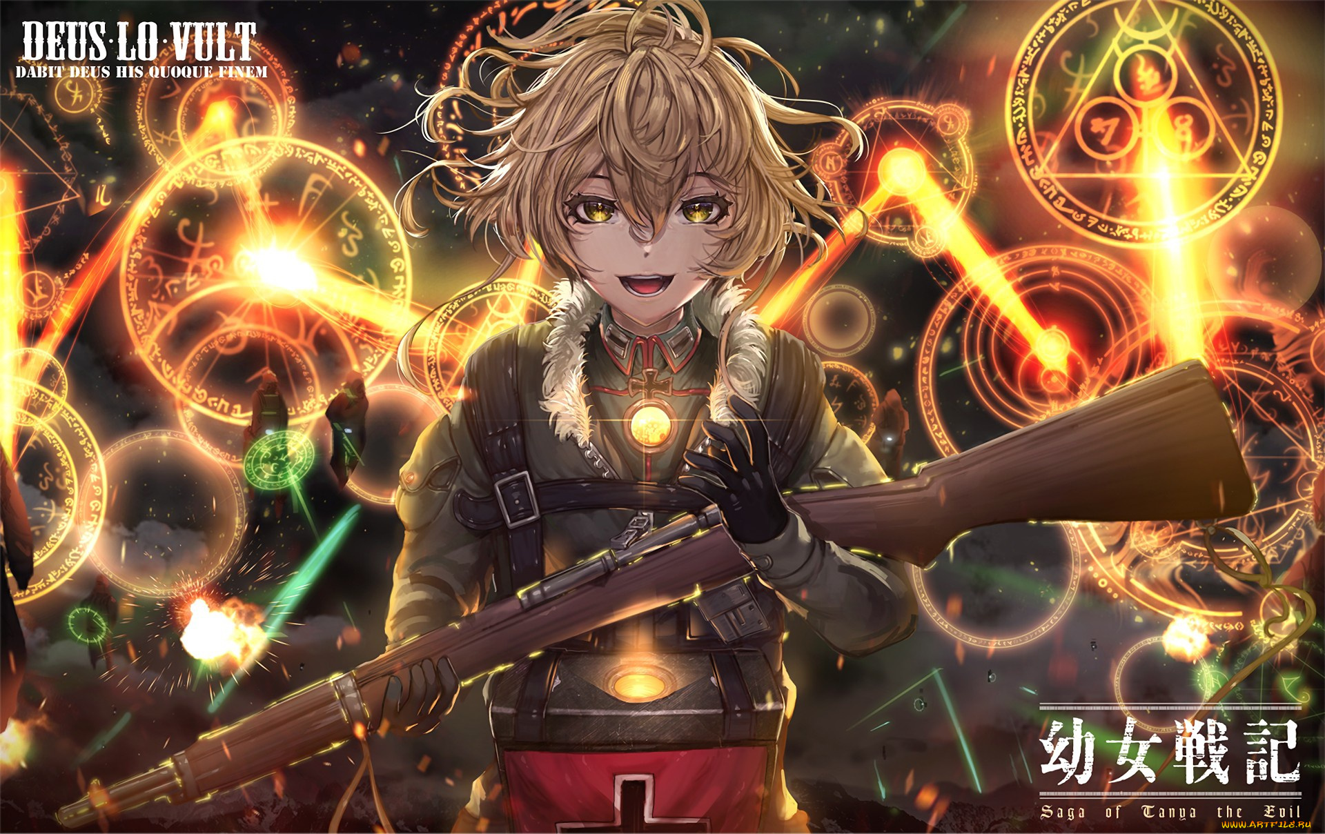 аниме, youjo, senki, tanya, degurechaff