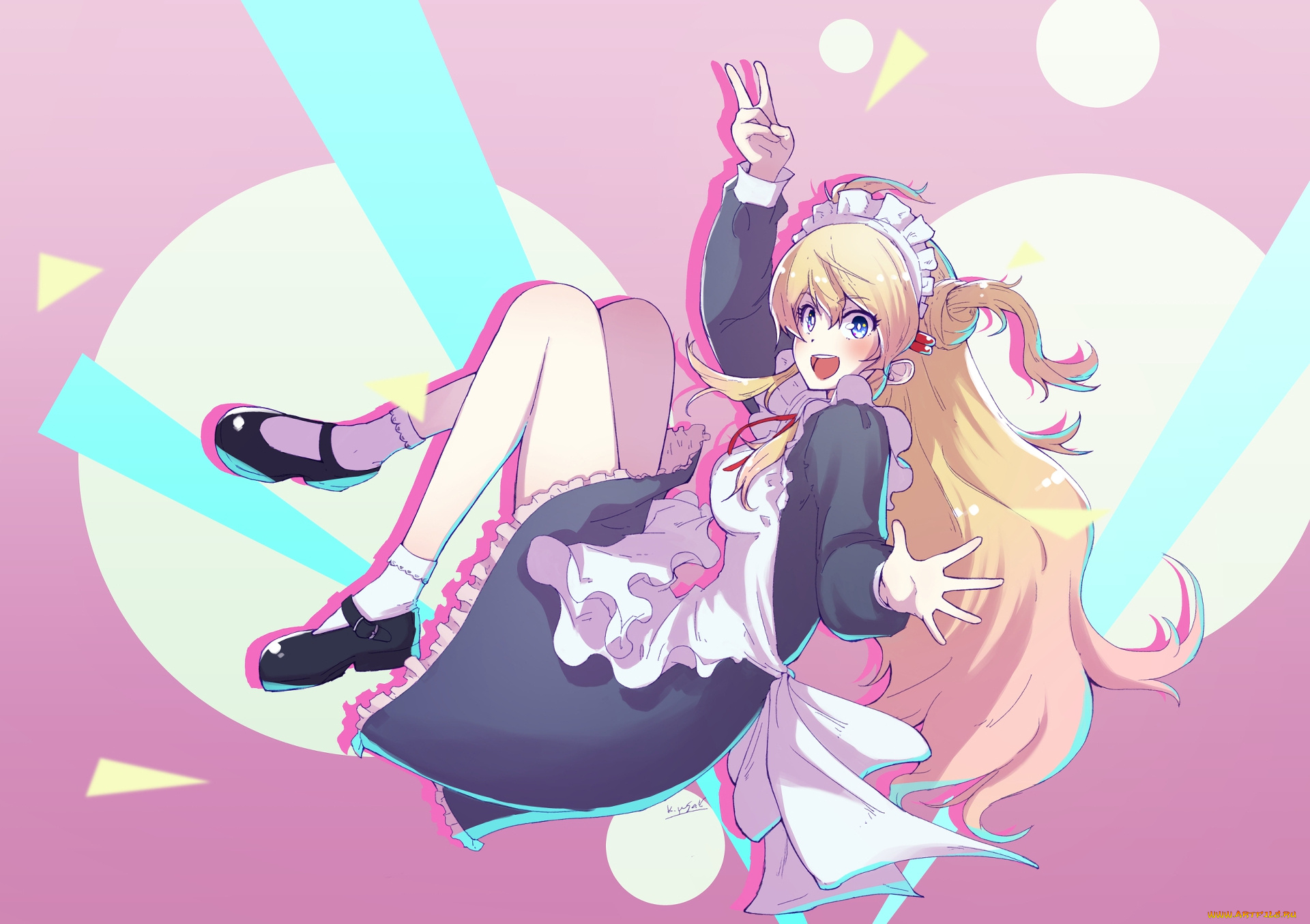 аниме, магия, , колдовство, , halloween, девушка, взгляд, фон