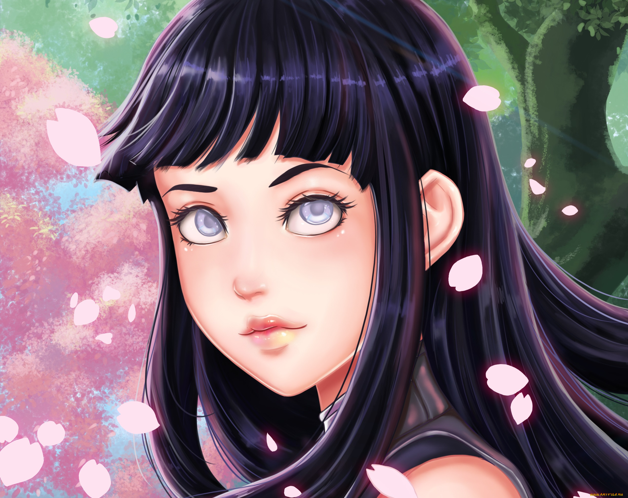 аниме, naruto, хината