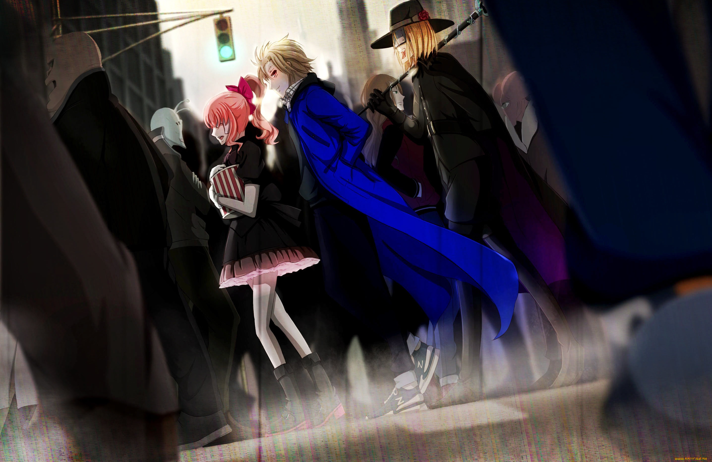 аниме, kekkai, sensen, персонажи