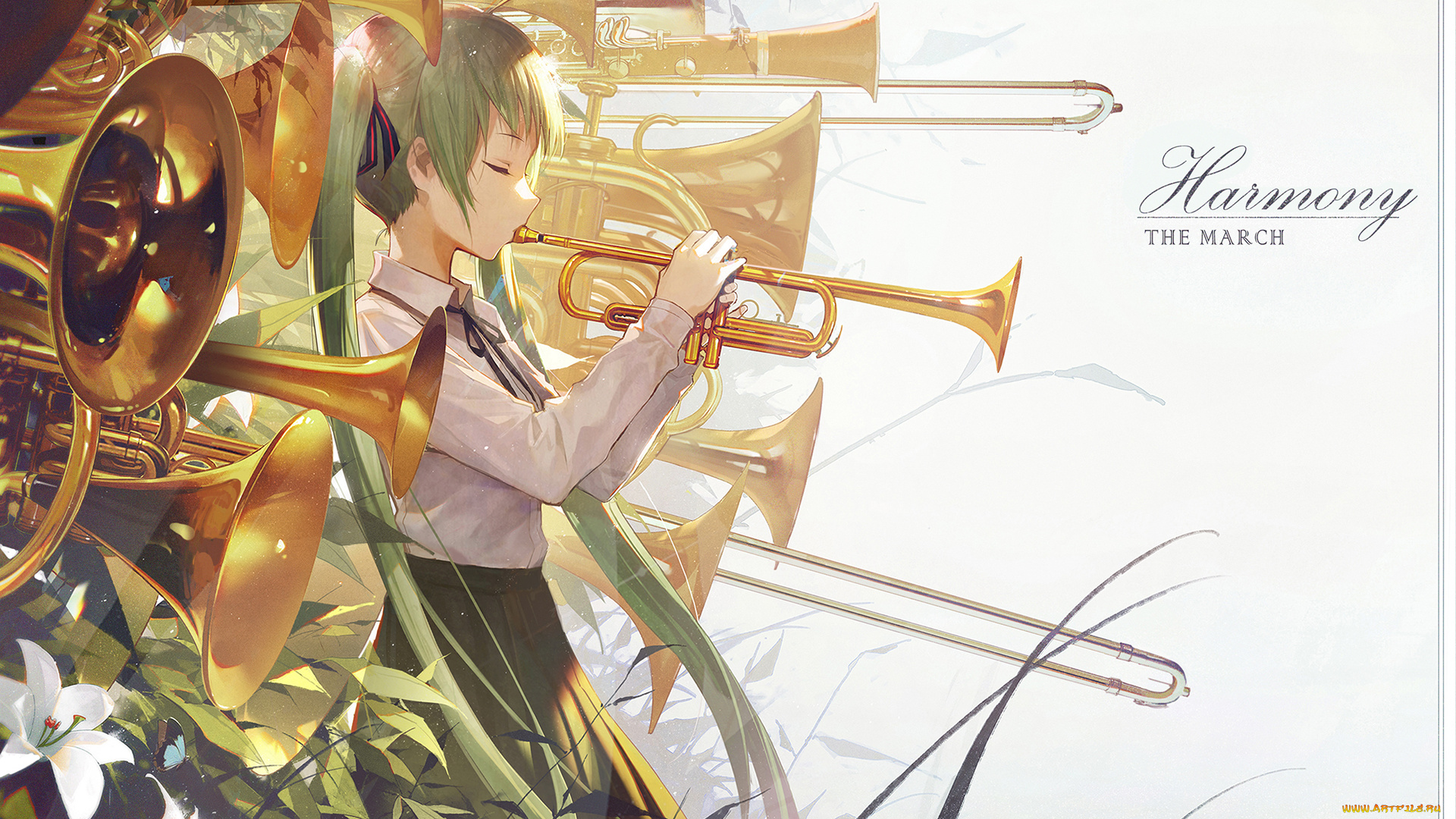 аниме, vocaloid, hatsune, miku