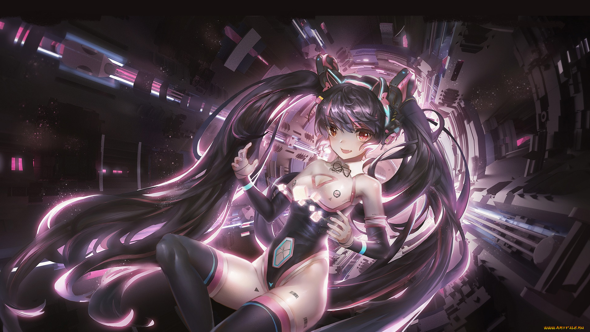 аниме, vocaloid, hatsune, miku