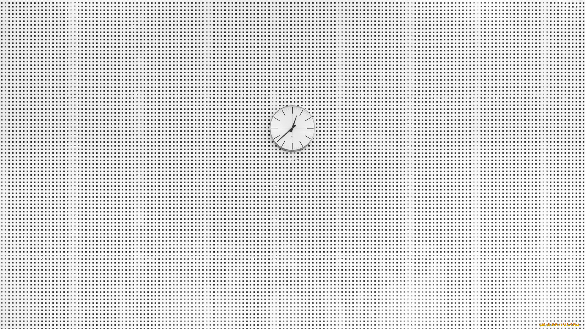 рисованное, минимализм, время, часы, стена