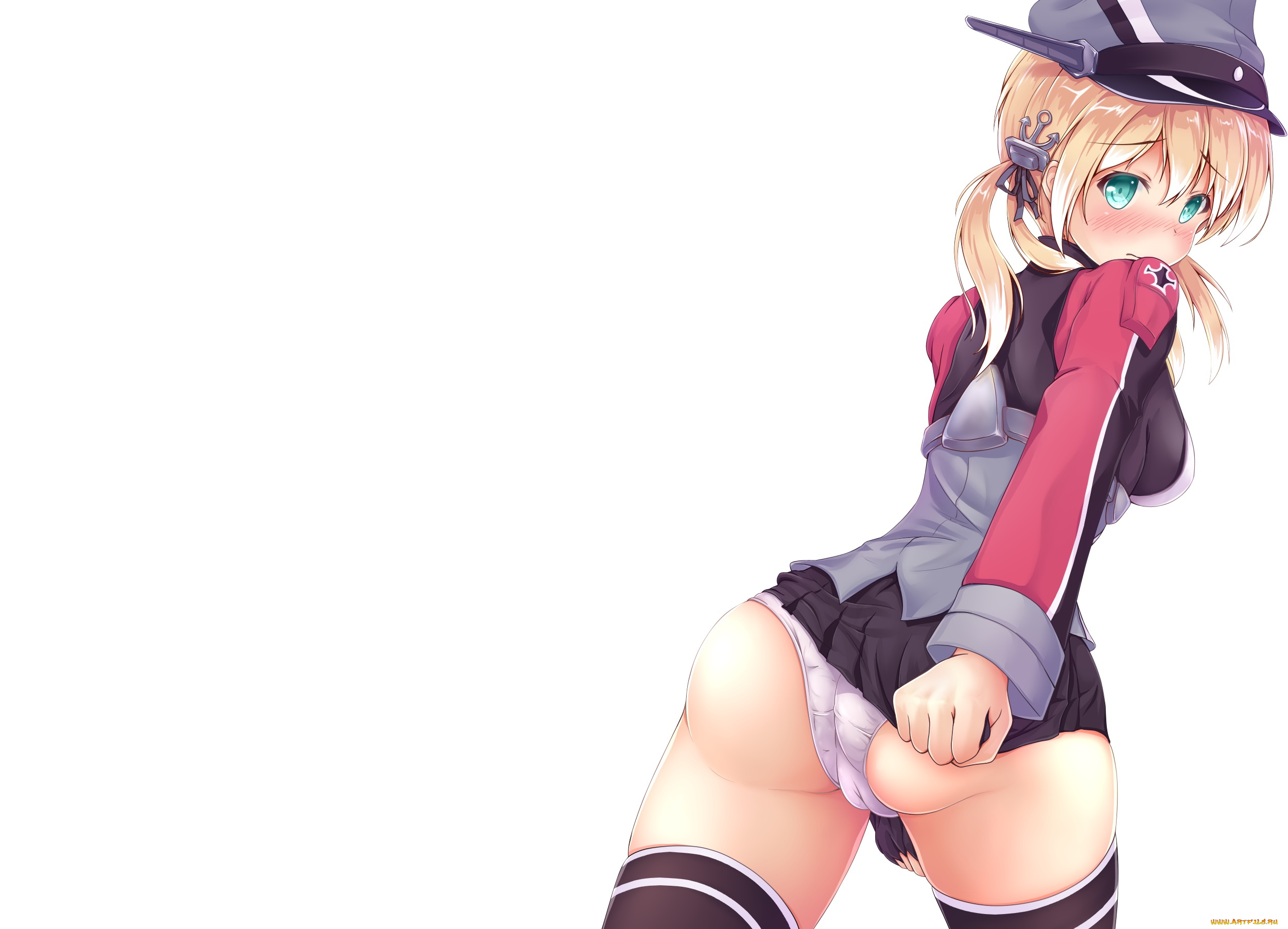 аниме, kantai, collection, взгляд, фон, девушка