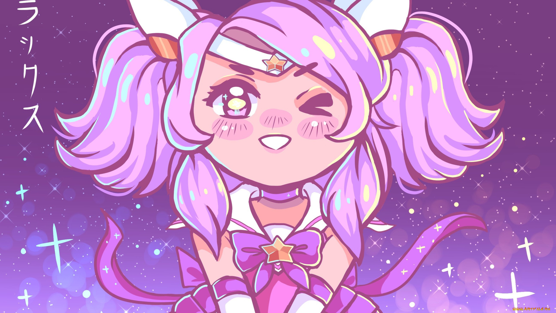 видео, игры, league, of, legends, персонаж, девочка, звезды, lux