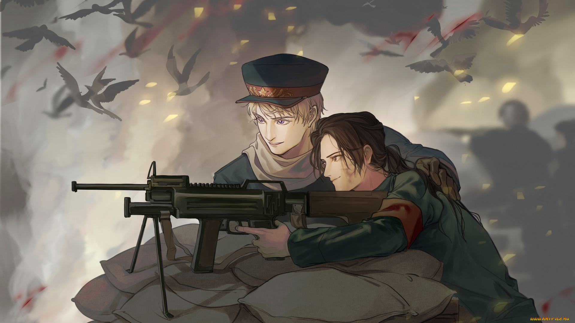 аниме, hetalia, , axis, powers, хеталия, и, страны, оси