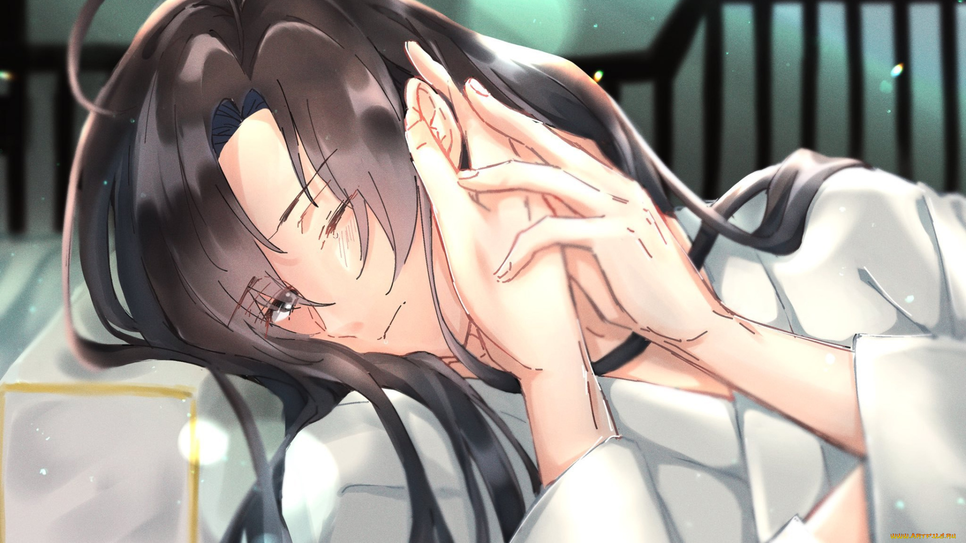 аниме, mo, dao, zu, shi, вэй, усянь, лицо, руки