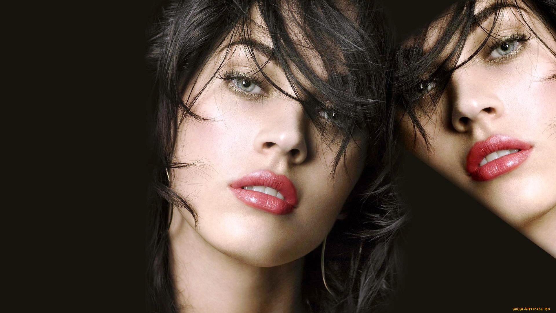 девушки, megan, fox, актриса, лицо