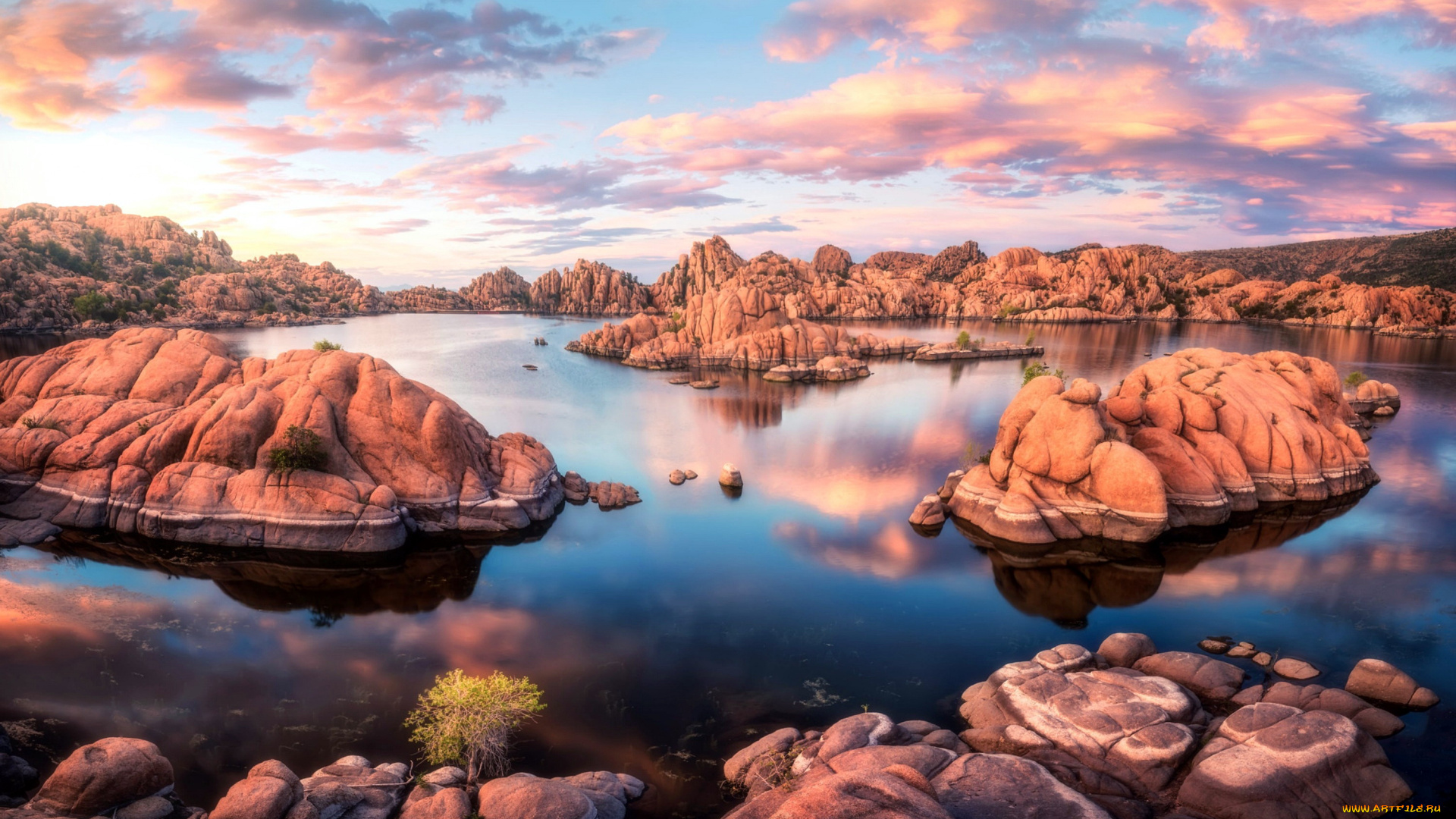 watson, lake, prescott, arizona, природа, реки, озера, watson, lake