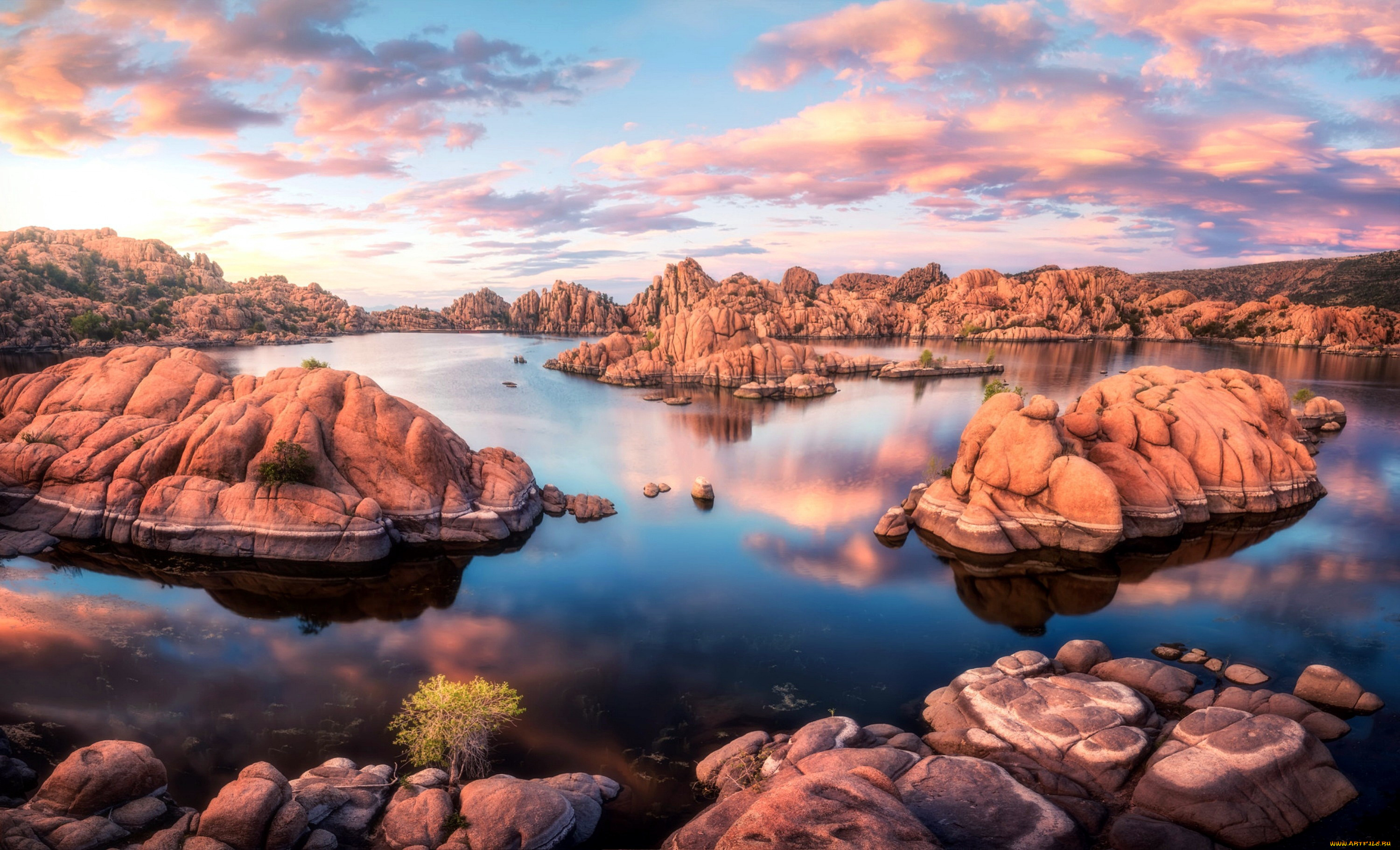 watson, lake, prescott, arizona, природа, реки, озера, watson, lake
