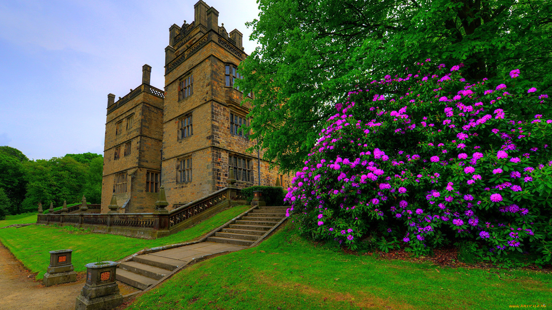 gawthorpe, hall, lancashire, , england, города, -, здания, , дома, gawthorpe, hall, england