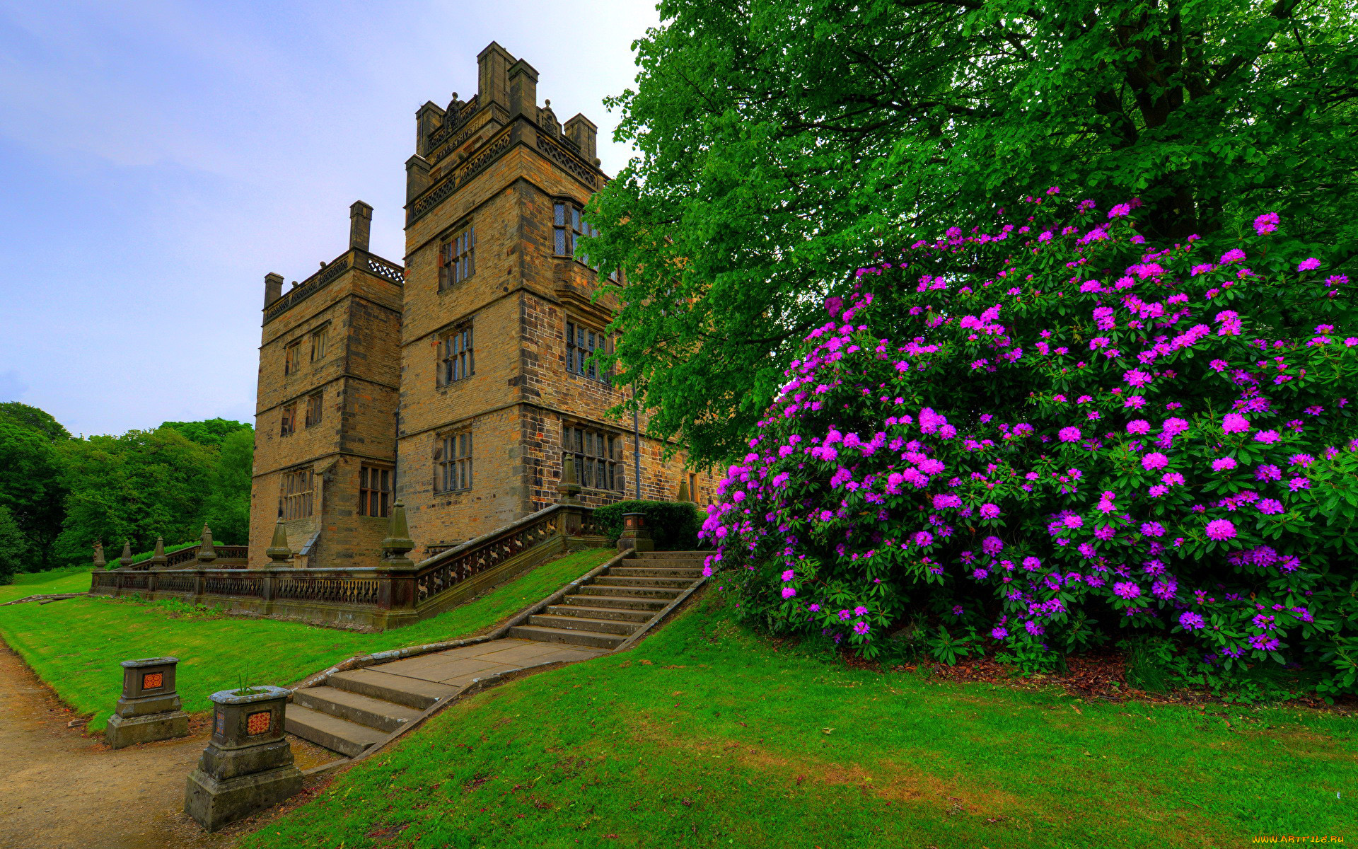 gawthorpe, hall, lancashire, , england, города, -, здания, , дома, gawthorpe, hall, england