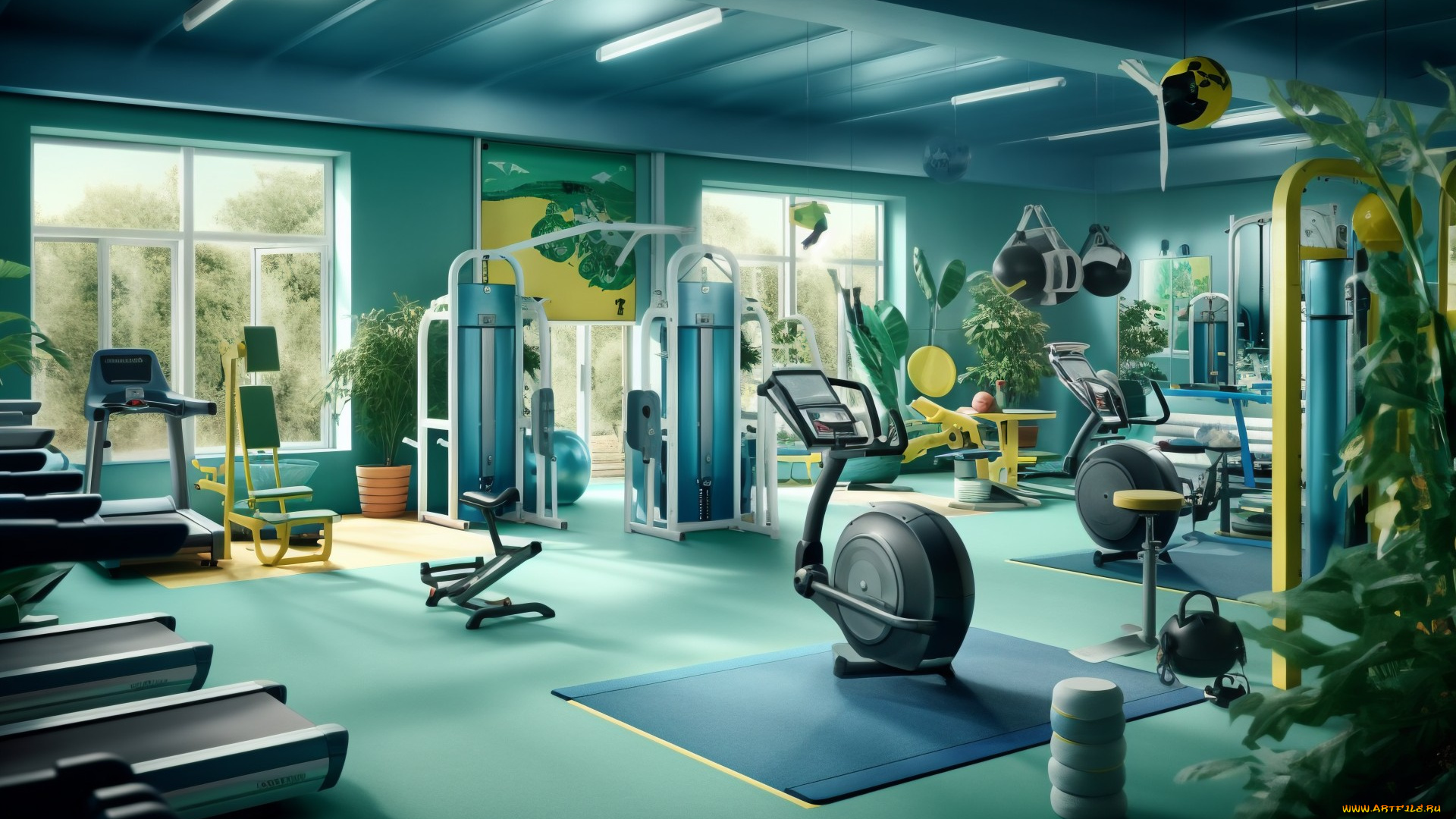 3д, графика, спорт, , sport, нейросети, графика, нейроарт, ai, art, нейронные, сети, рисунки, нейро, искусство, спортзал