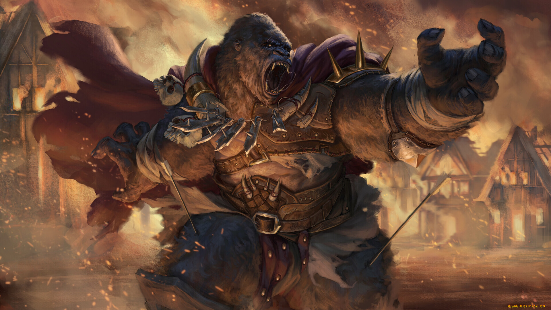 фэнтези, существа, горилла