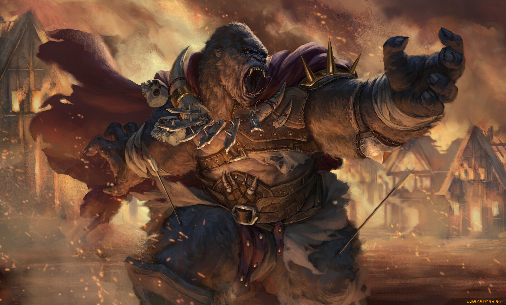 фэнтези, существа, горилла