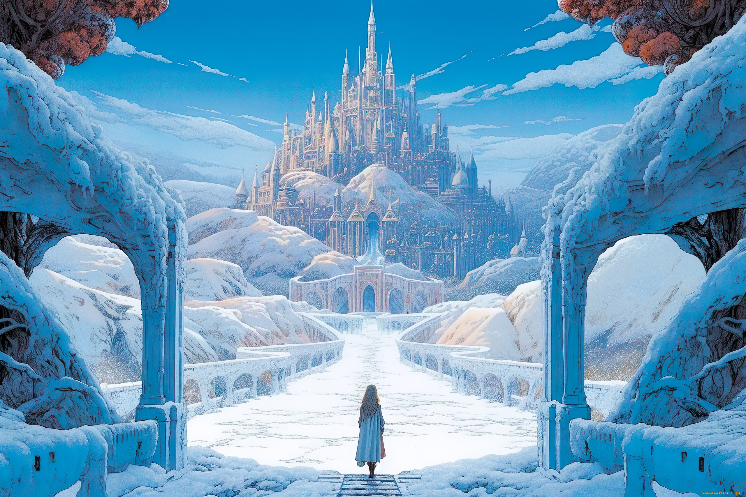 фэнтези, замки, нейросети, графика, нейроарт, ai, art, нейронные, сети, рисунки, нейро, искусство