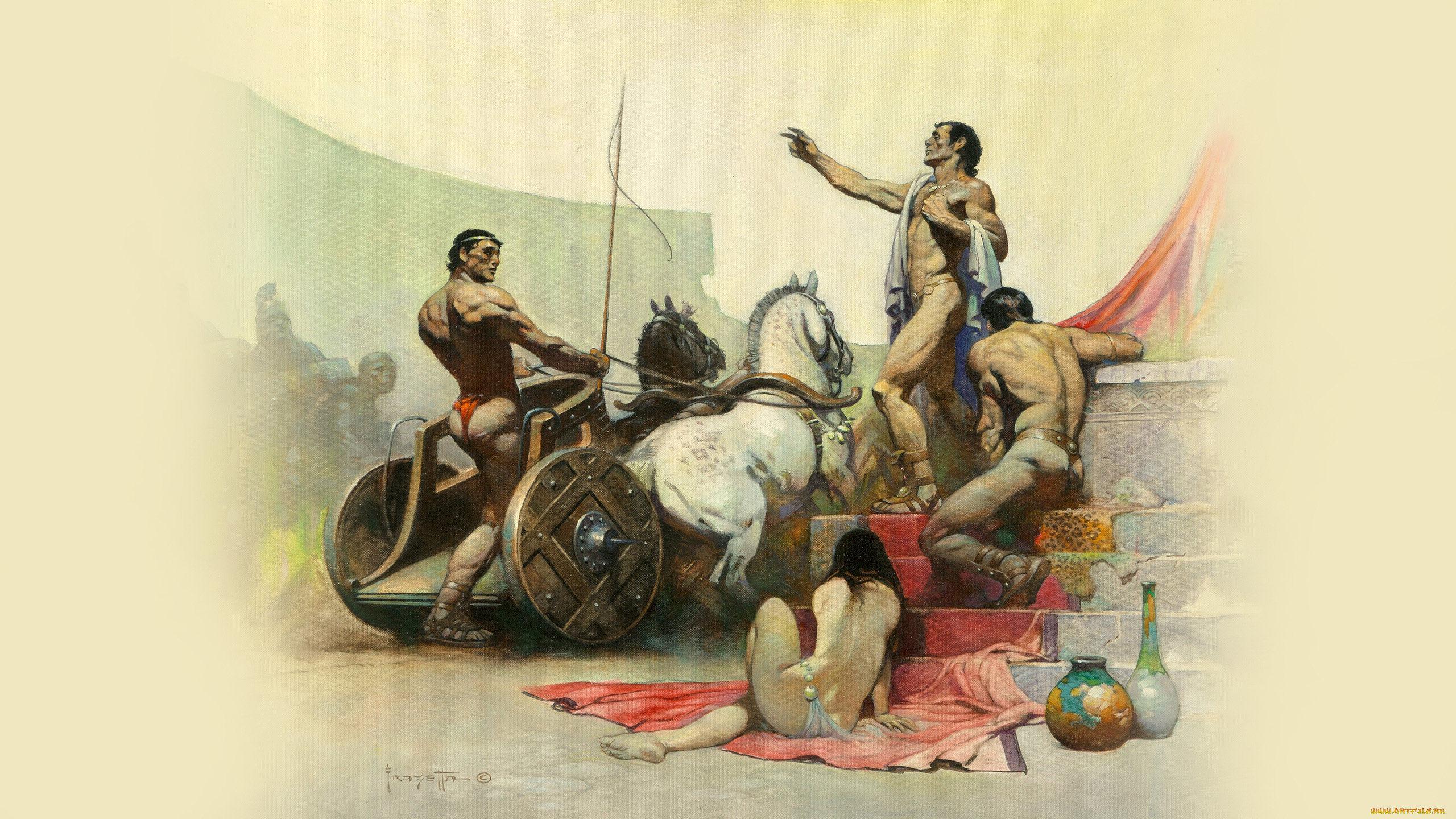 фэнтези, другое, frank, frazetta