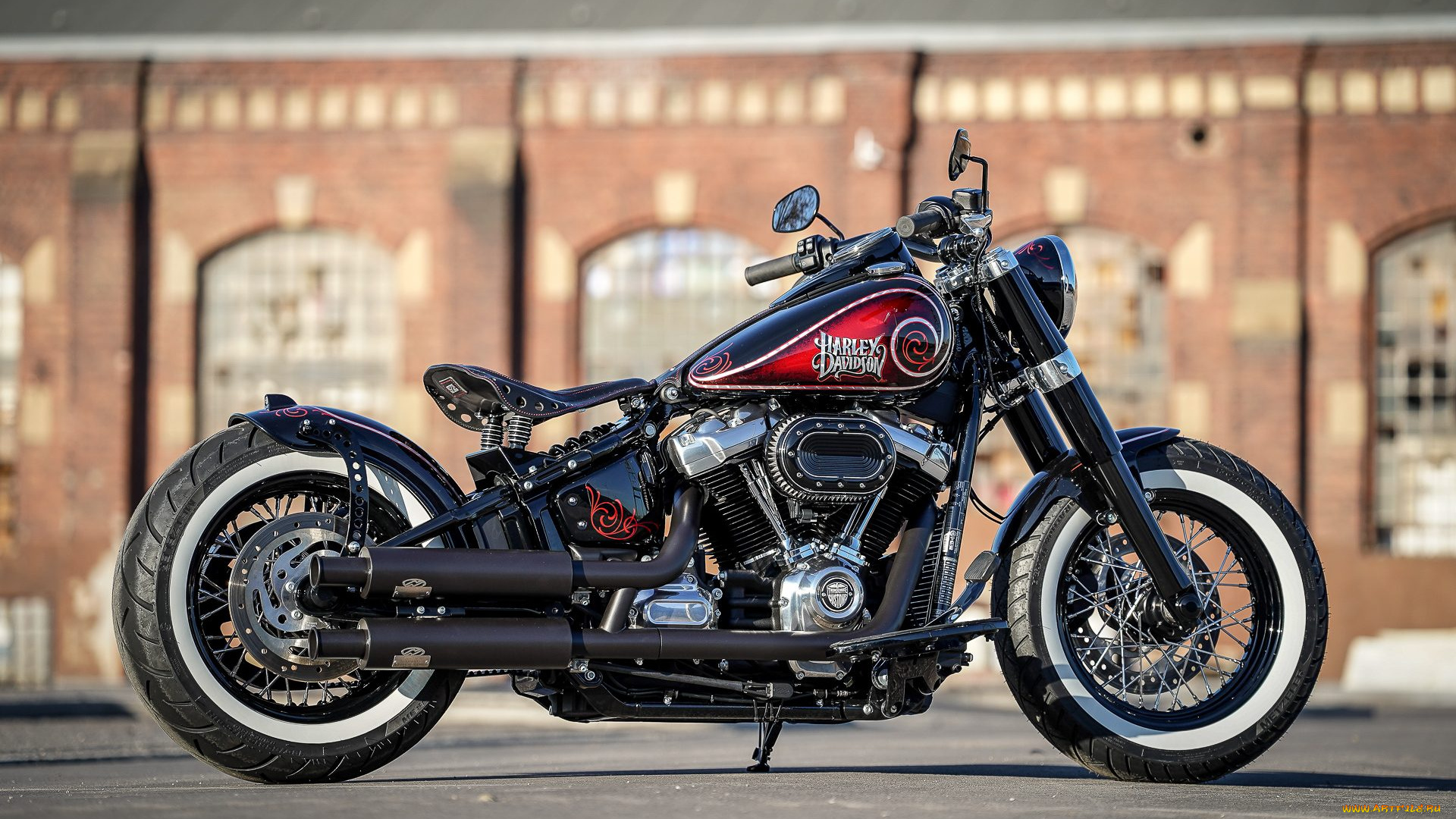 harley, мотоциклы, harley-davidson, thunderbike, customs, мотоцикл, байк
