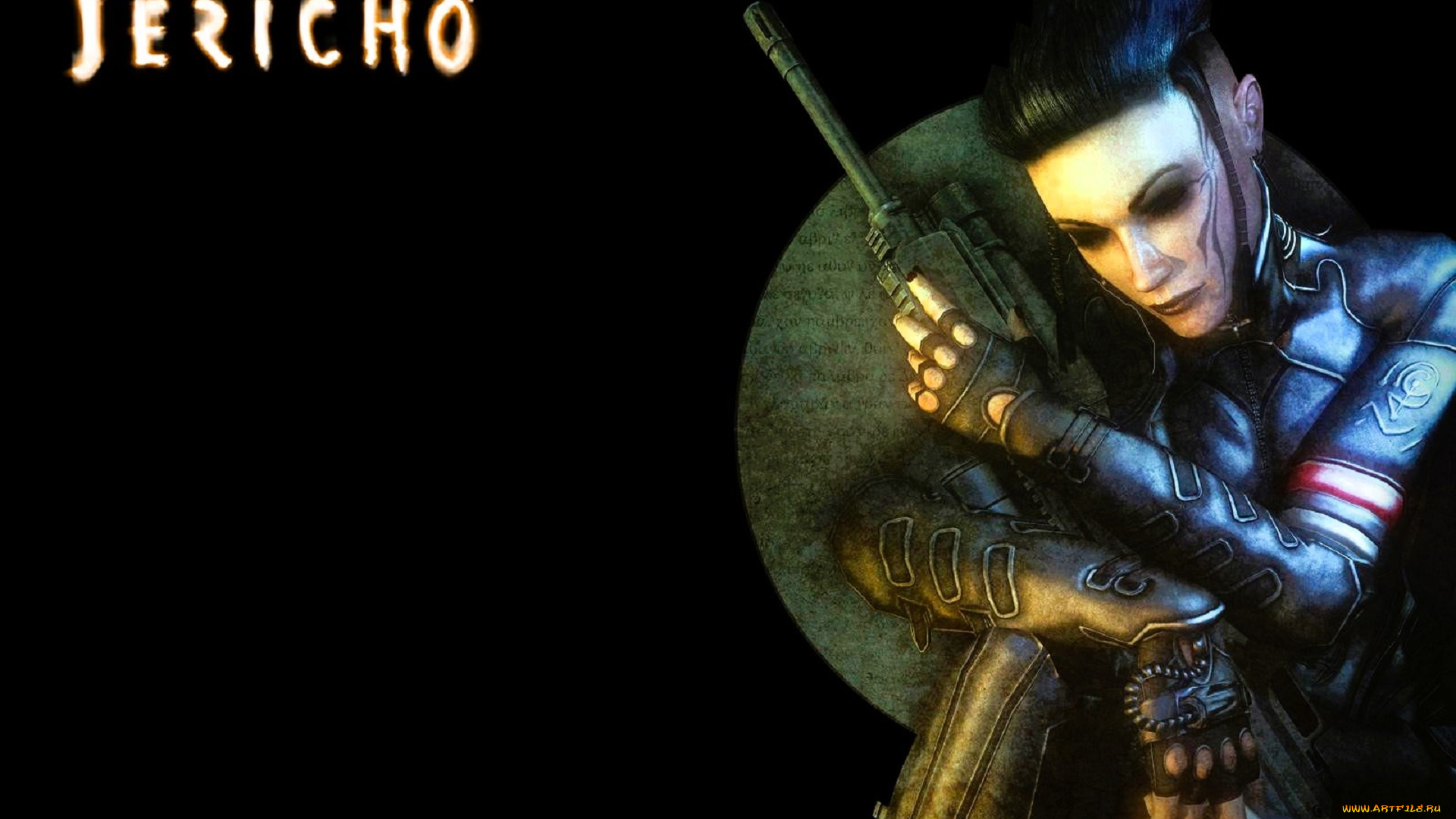 видео, игры, clive, barker`s, jericho, девушка, костюм, рация