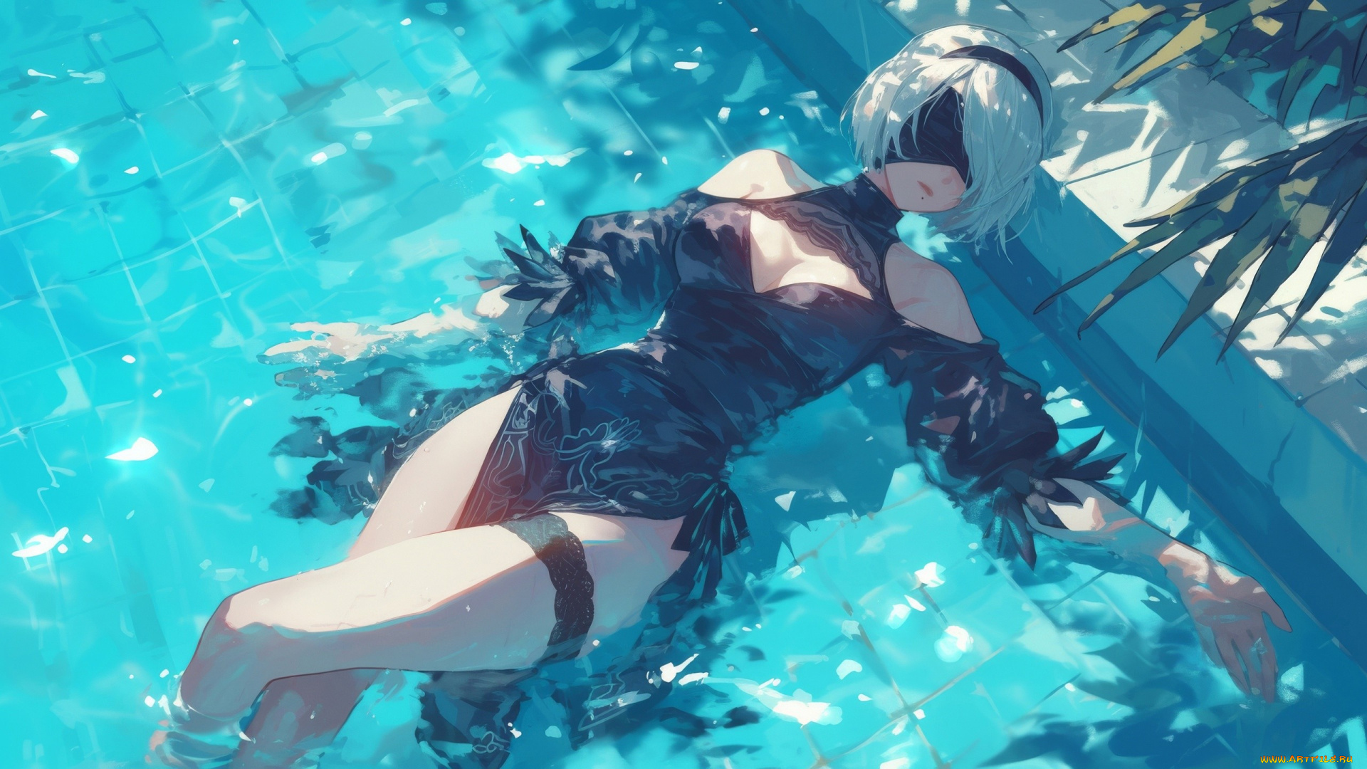 видео, игры, nier, , automata, automata, 2b