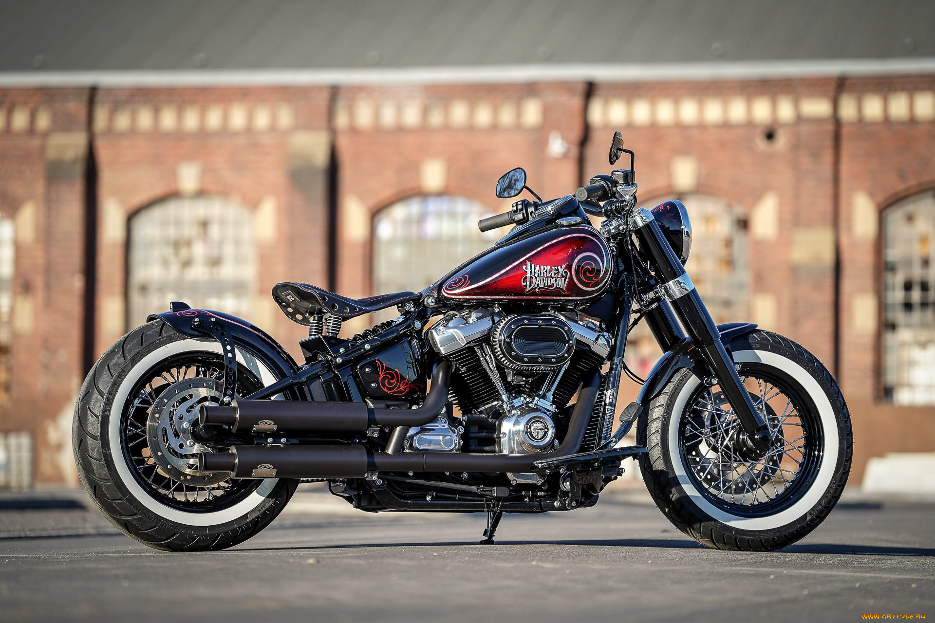 harley, мотоциклы, harley-davidson, thunderbike, customs, мотоцикл, байк