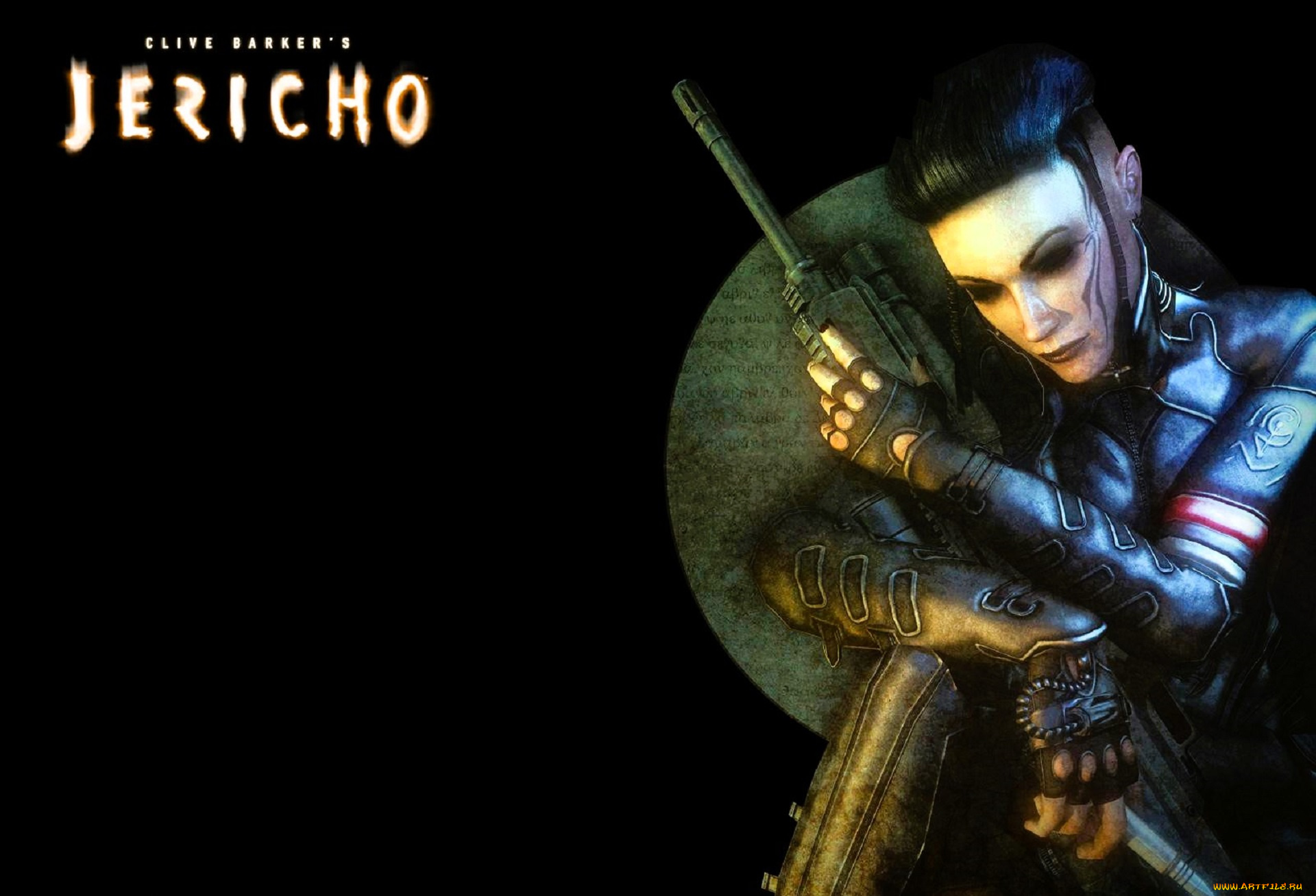 видео, игры, clive, barker`s, jericho, девушка, костюм, рация