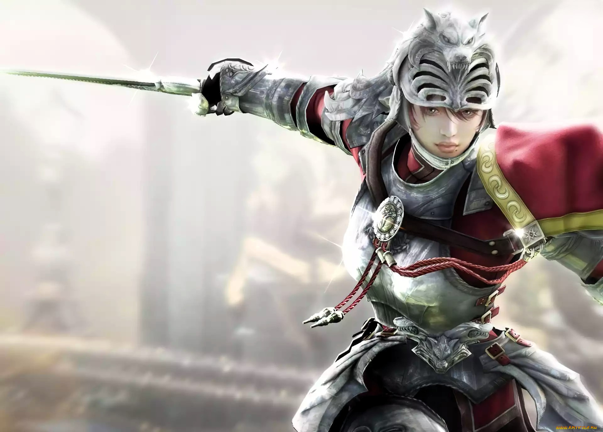 видео, игры, soulcalibur, , broken, destiny, девушка, боец, оружие