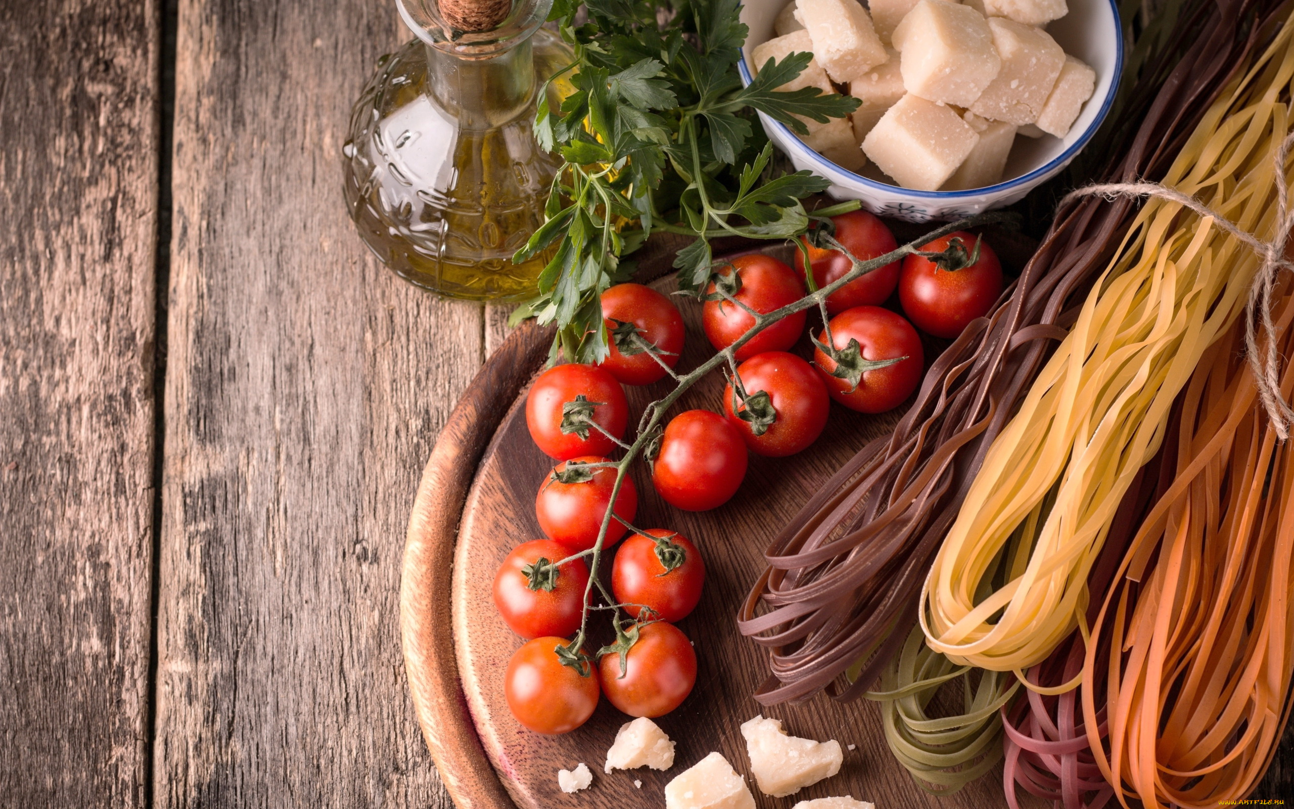 еда, макароны, , макаронные, блюда, масло, спагетти, петрушка, сыр, помидоры