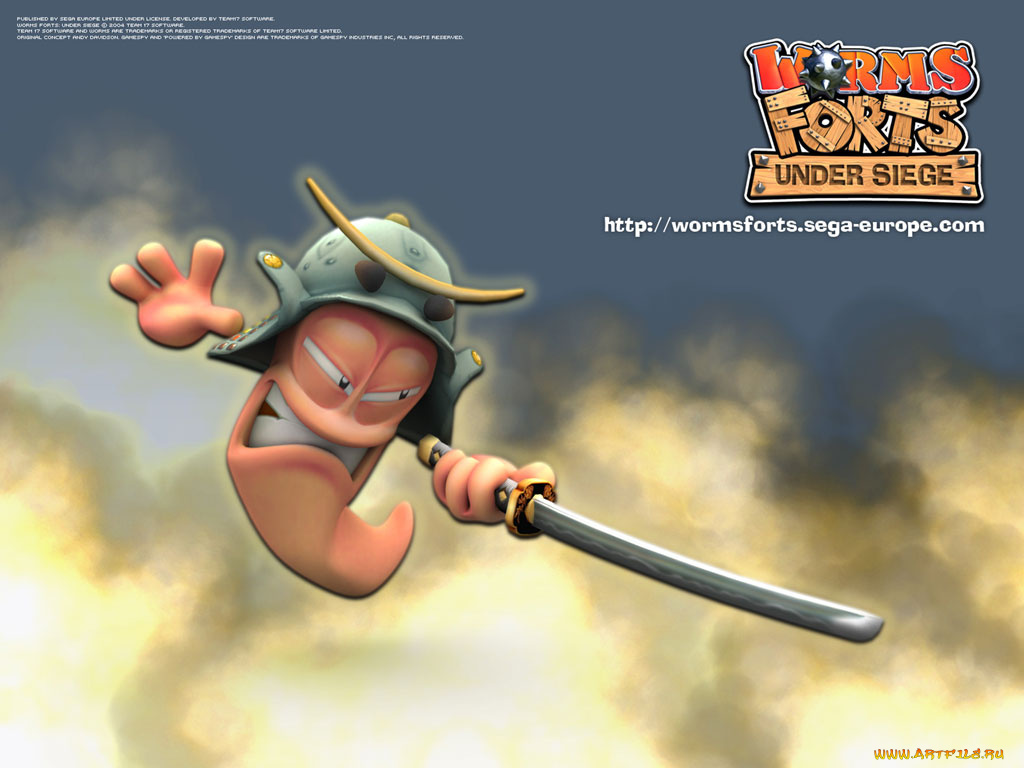 worms, forts, under, siege, видео, игры
