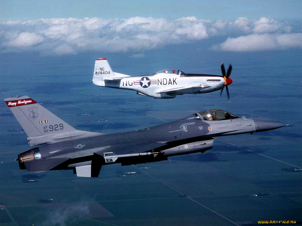 51, mustang, 16, falcon, авиация, разные, вместе
