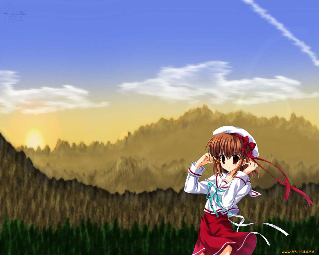 аниме, gift, eternal, rainbow