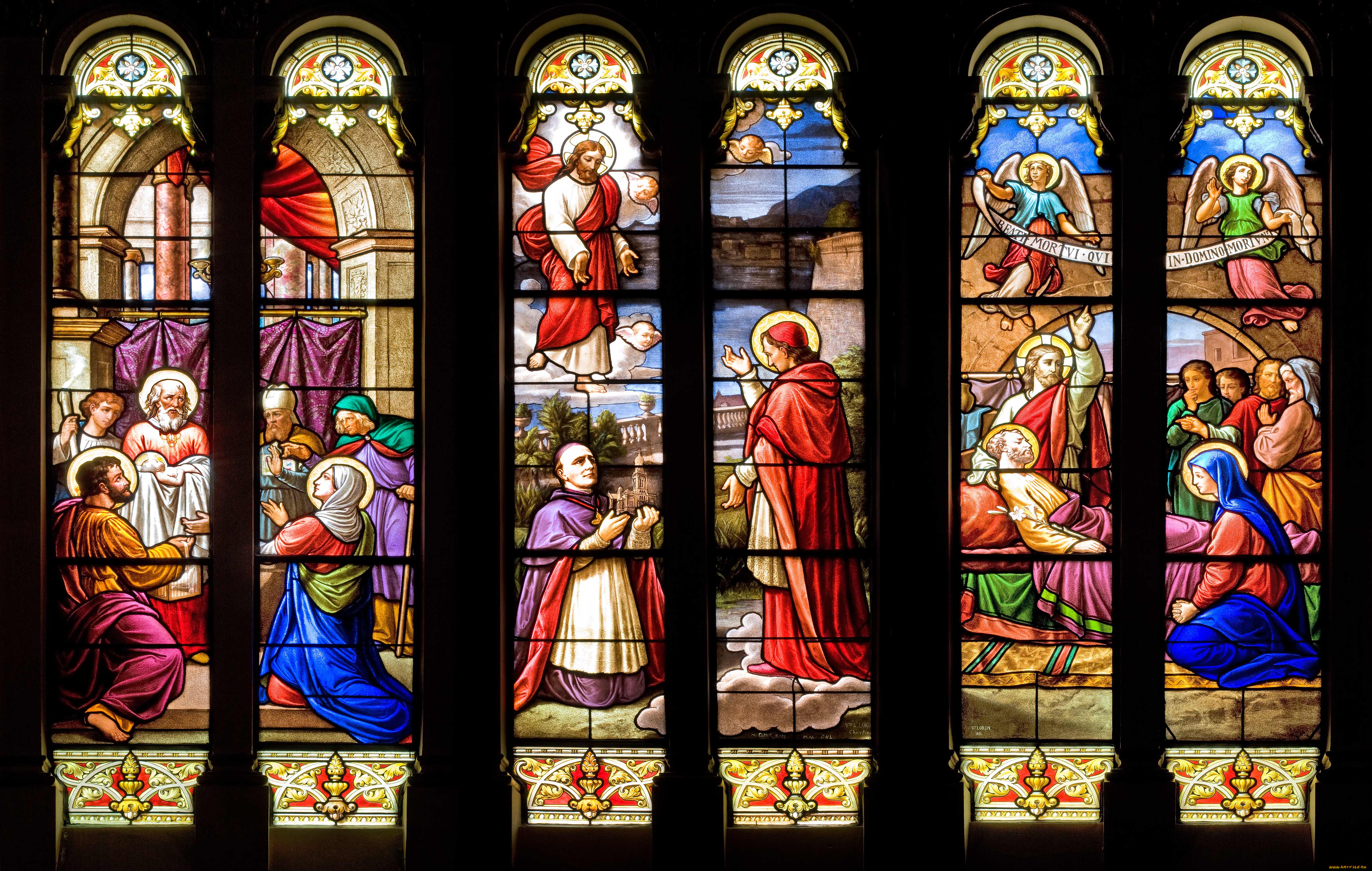 разное, религия, витражи